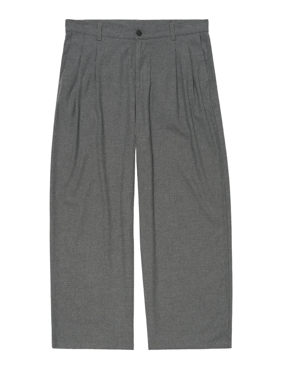 Edwin - Alden Pant - Grey Marl - kostymbyxor - grey marl - 1