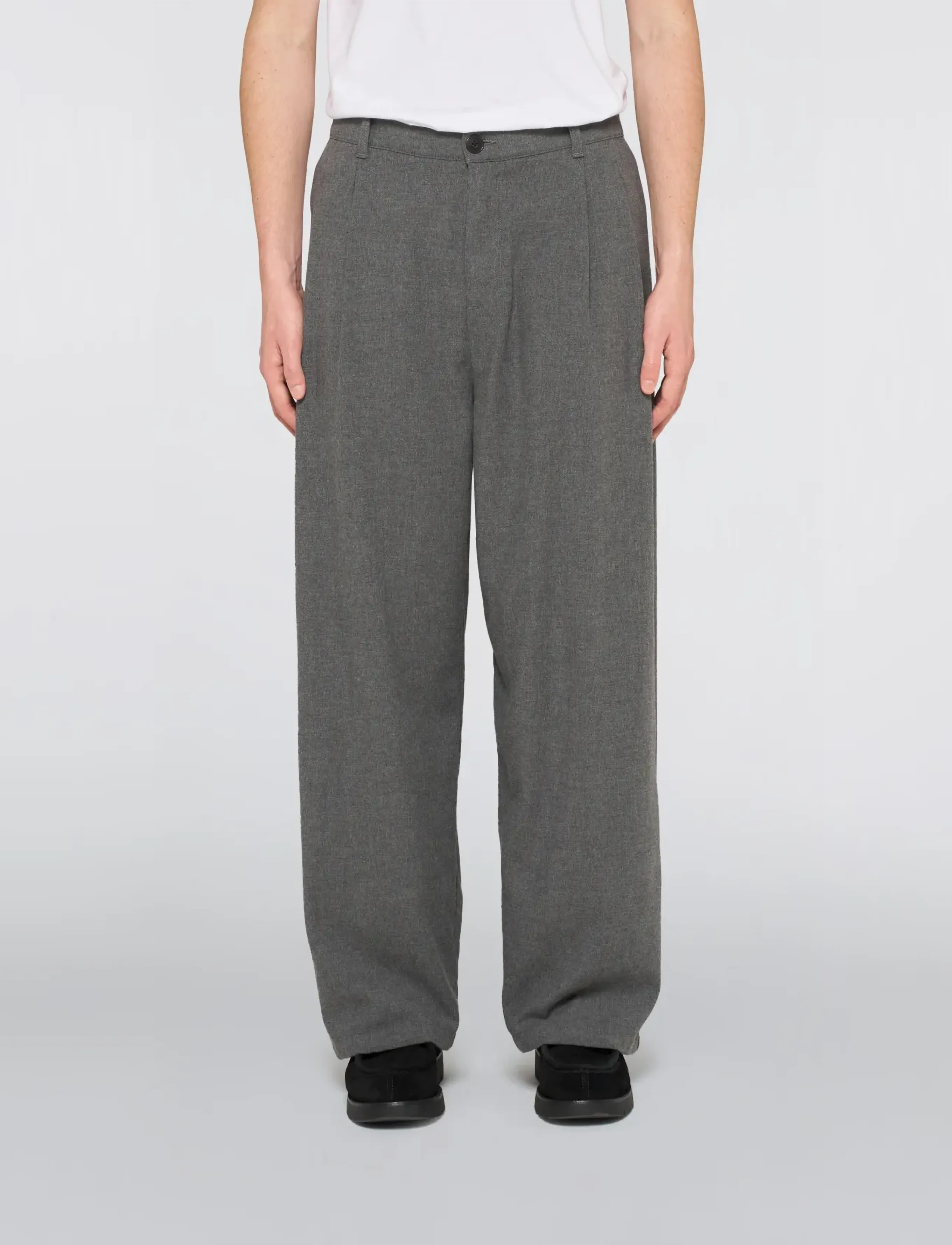 Edwin Alden Pant - Grey Marl - Festkläder - GREY MARL / grey