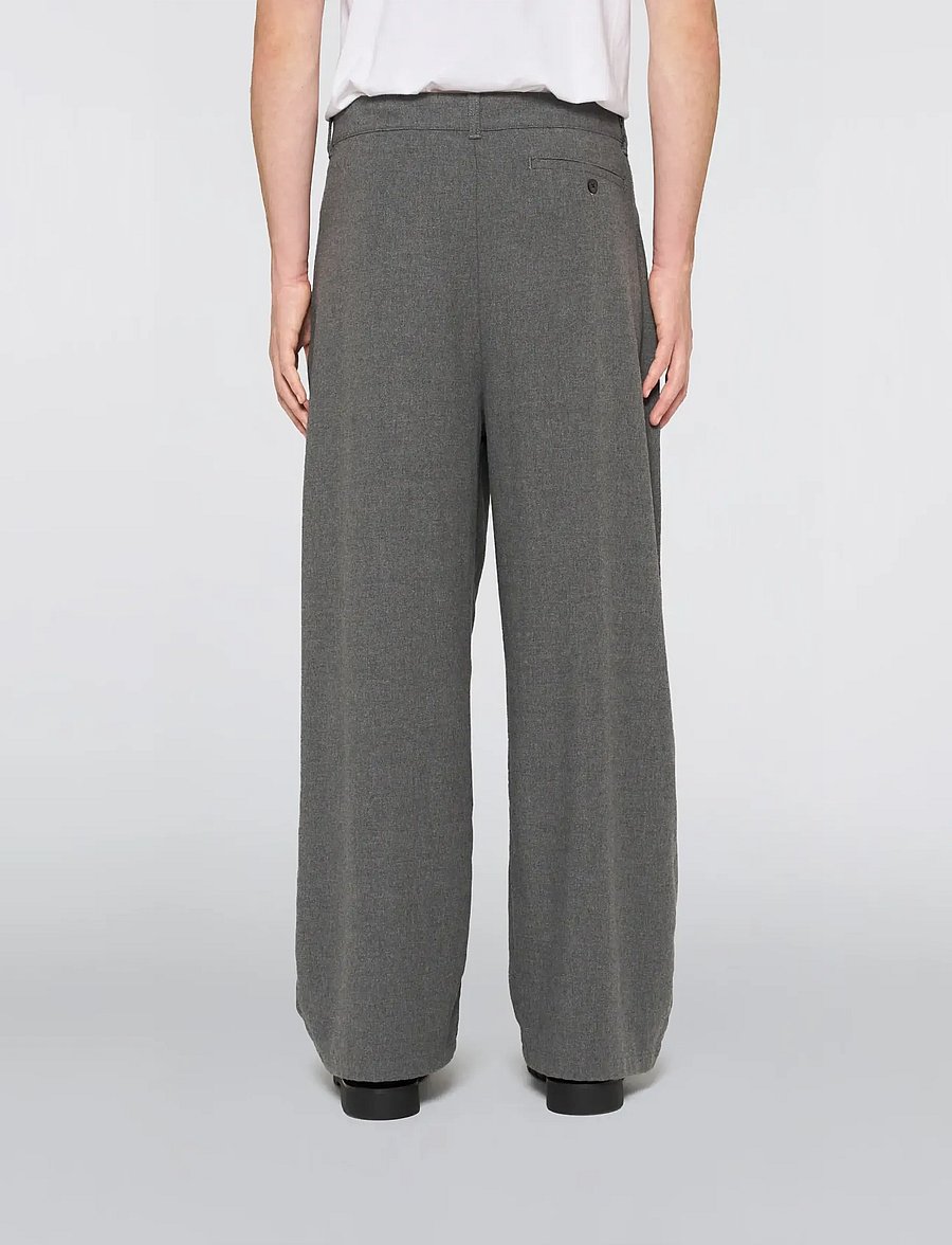 Edwin - Alden Pant - Grey Marl - kostymbyxor - grey marl - 4
