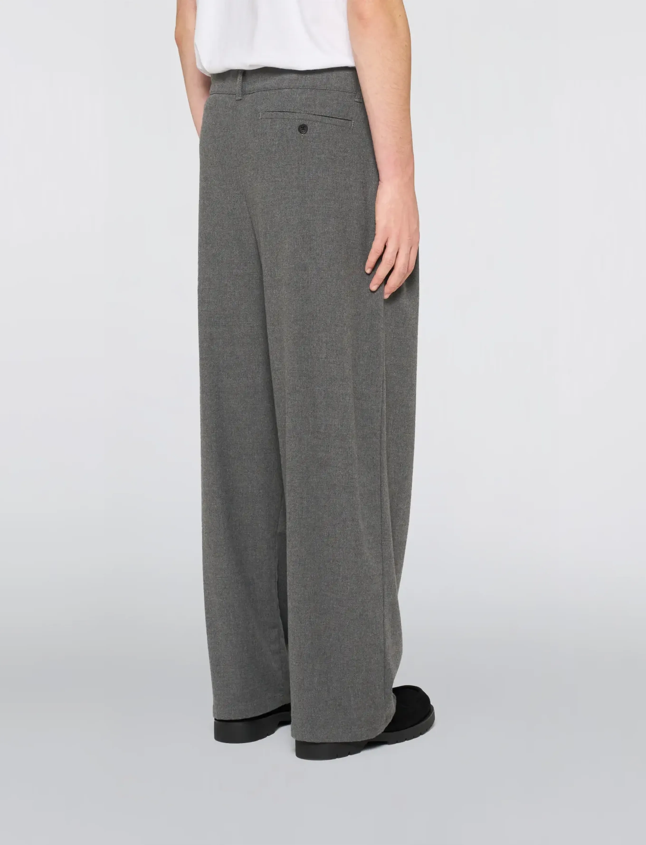 Edwin - Alden Pant - Grey Marl - kostymbyxor - grey marl - 5