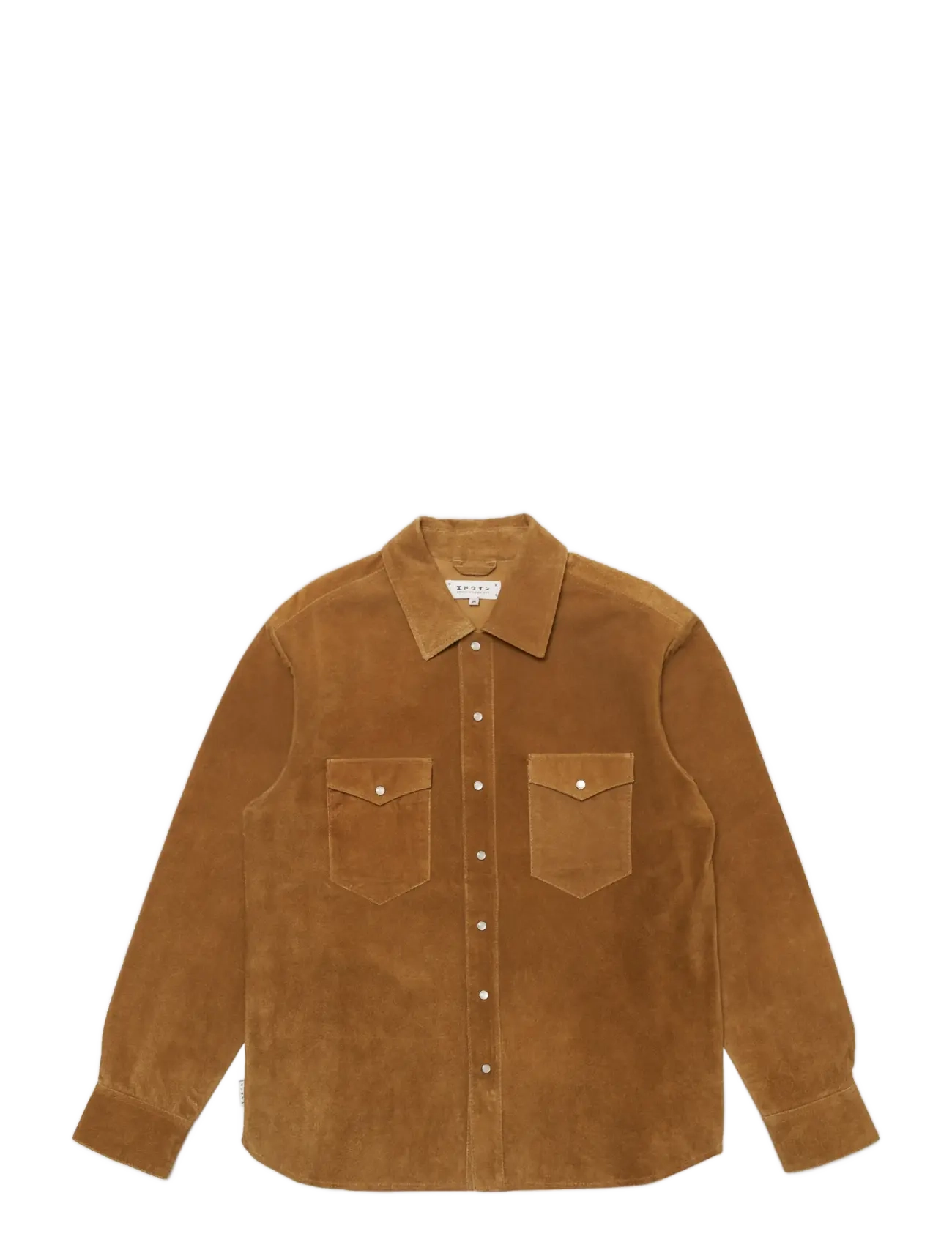 Edwin Western Suede Shirt Ls - Brown - Streetwear - BROWN / brown