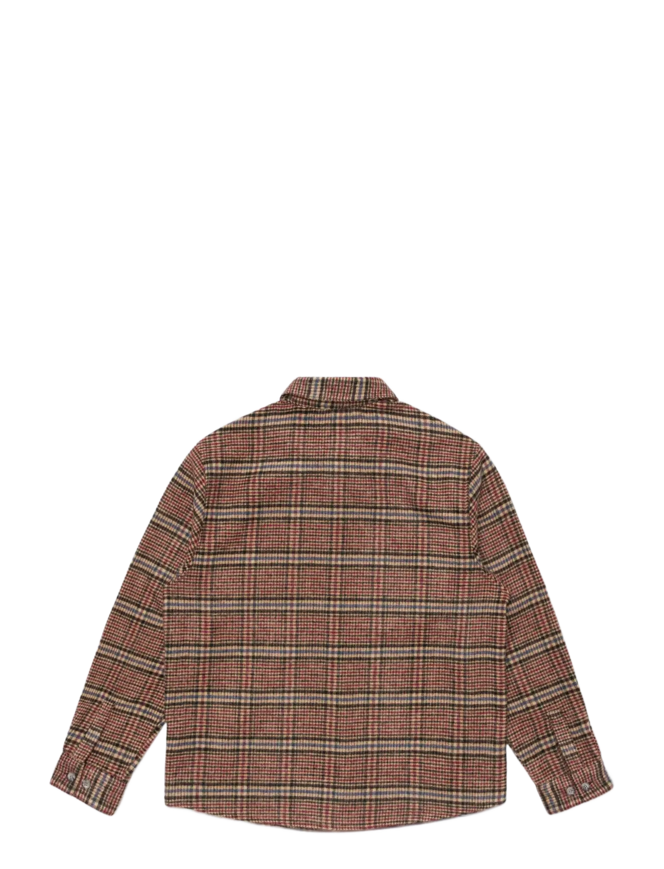 Edwin - Julius Shirt Ls - Burgundy/Blue - burgundy/blue - 1