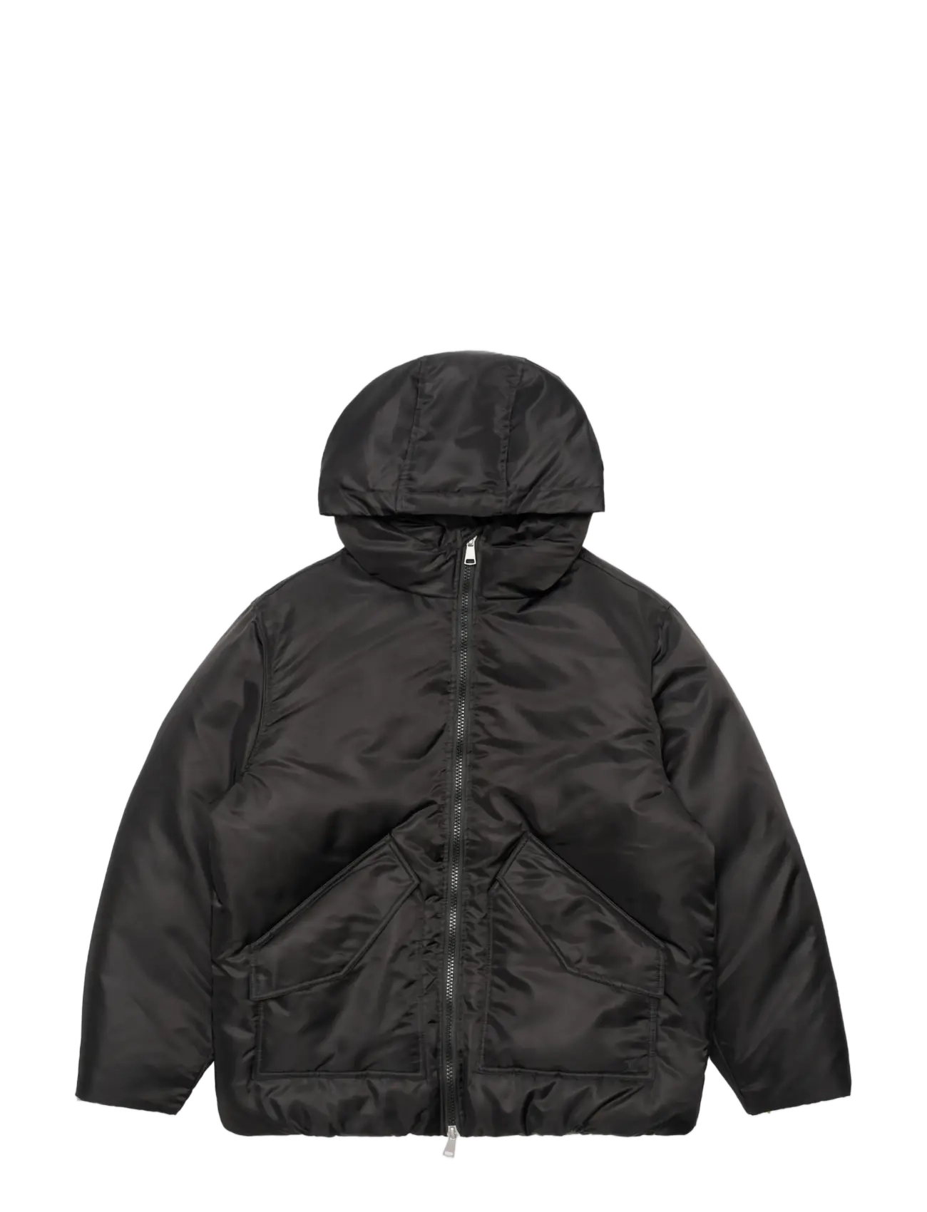 Edwin - Salton Hooded Jacket - Black - daunenjacken - black - 1