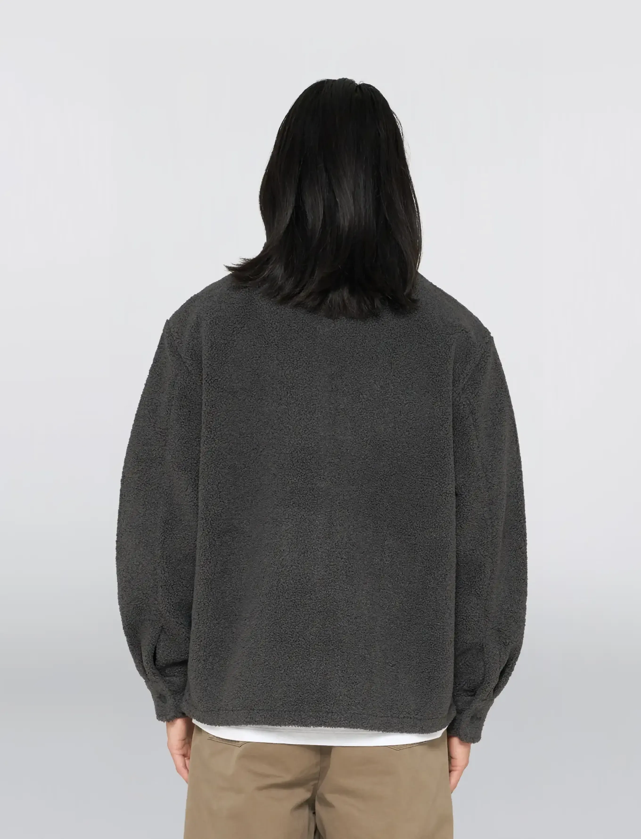 Edwin - Snug Ii Overshirt Ls - Dark Grey - shoppa efter stil - dark grey - 4