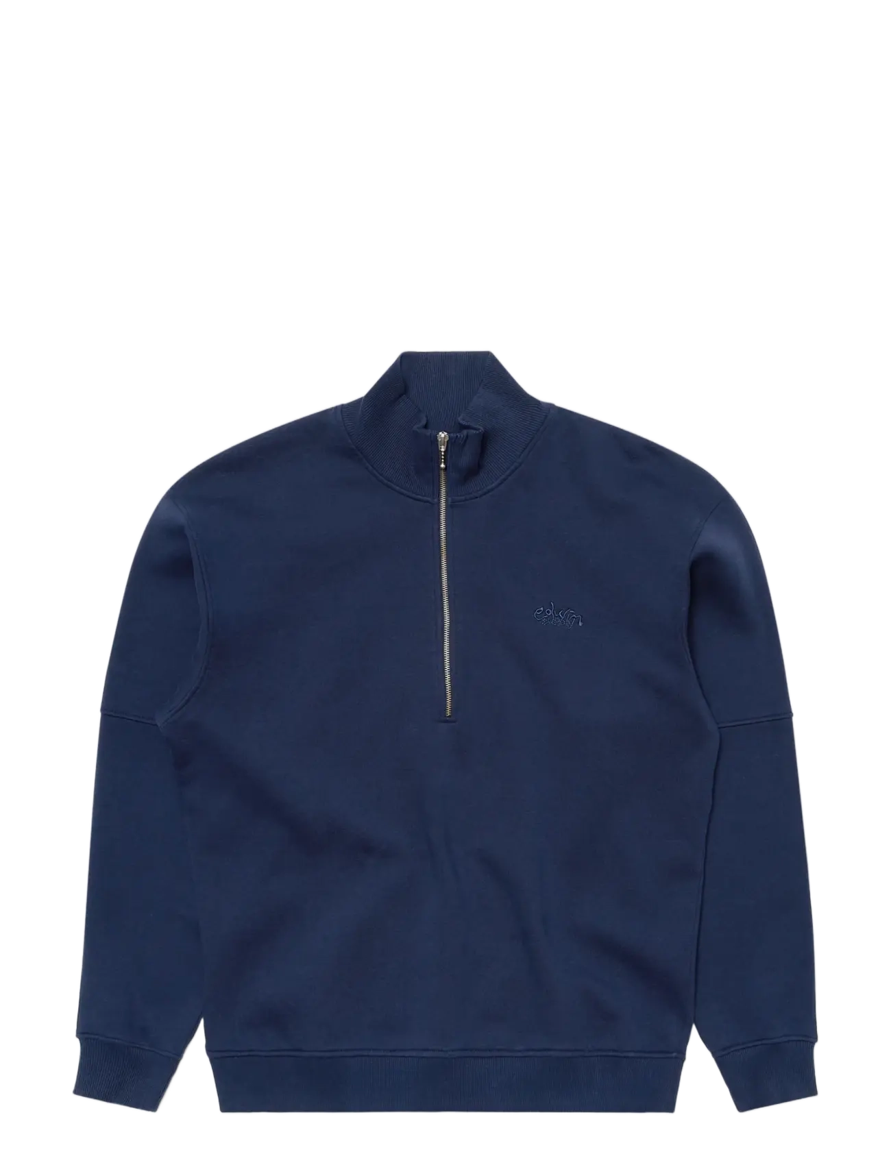 Edwin Koji Half Zip Sweat - Maritime Blue - Festival-outfit - MARITIME BLUE / navy
