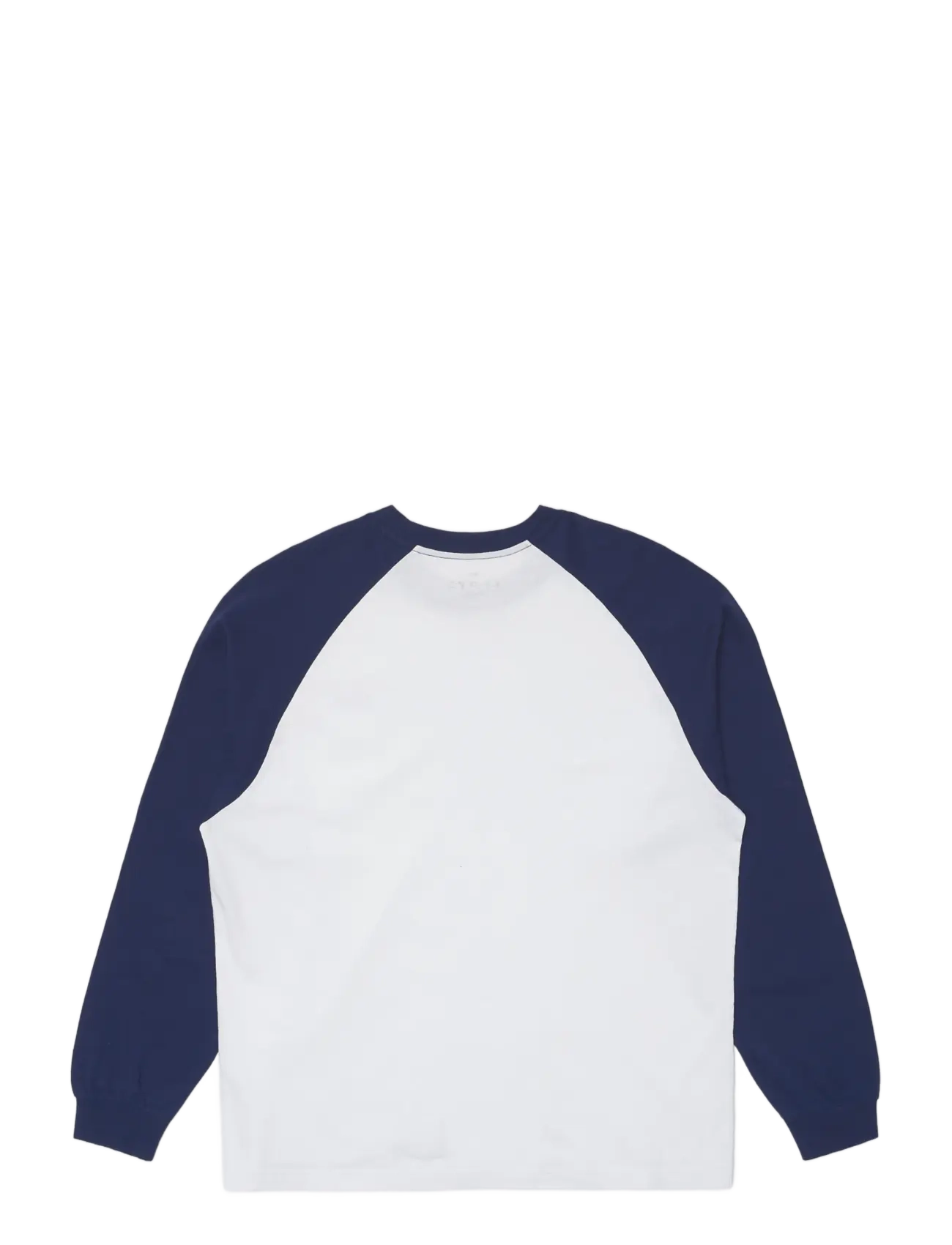 Edwin - Alex T-Shirt Ls - White/Maritime Blue - white/maritime blue - 1
