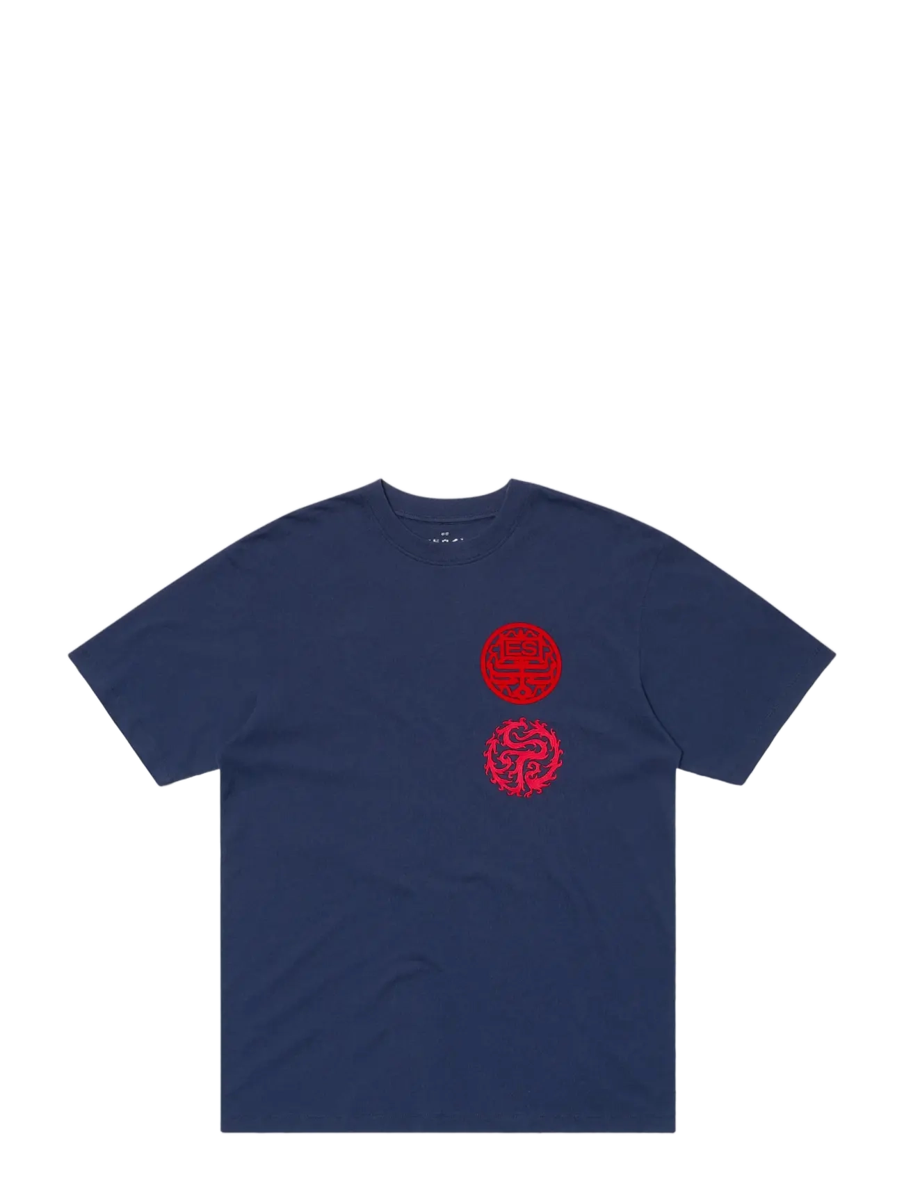 Edwin Hibiki T-Shirt - Maritime Blue - Short-sleeved t-shirts - MARITIME BLUE / navy