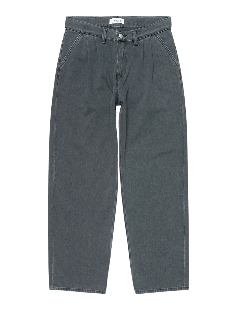 Edwin - Bamba Pant - Black - Gallant Washed - loose jeans - black - gallant washed - 1