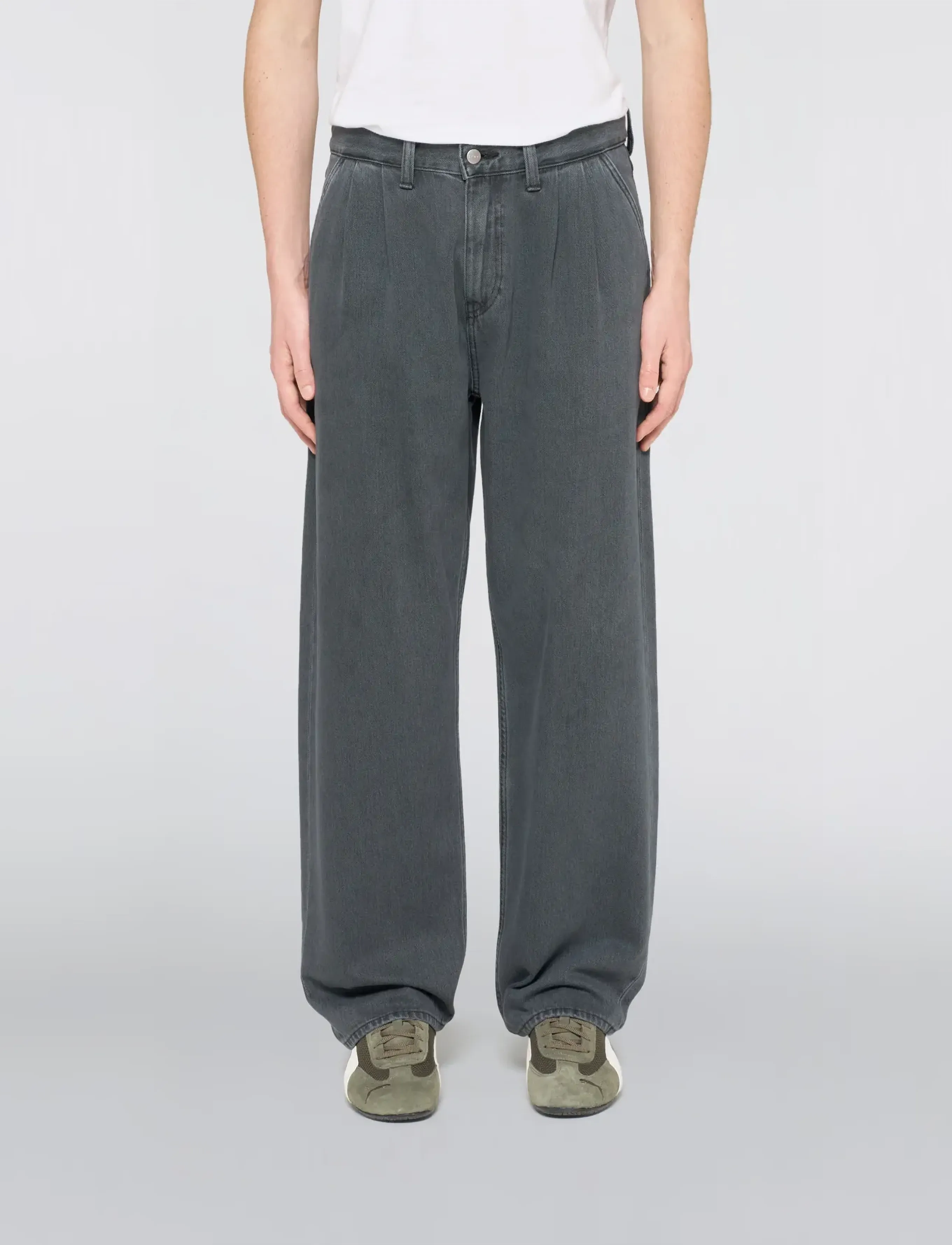 Edwin - Bamba Pant - Black - Gallant Washed - loose jeans - black - gallant washed - 0