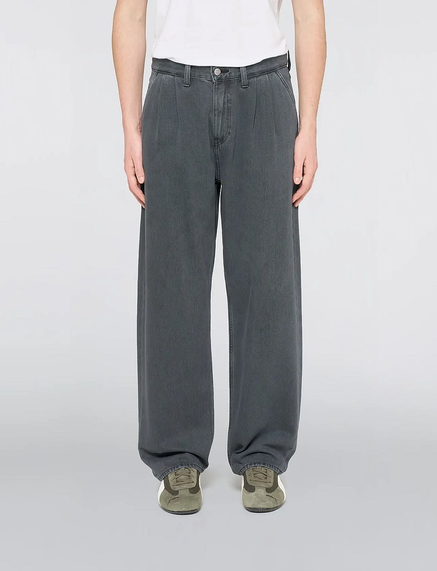 Edwin - Bamba Pant - Black - Gallant Washed - loose jeans - black - gallant washed - 0