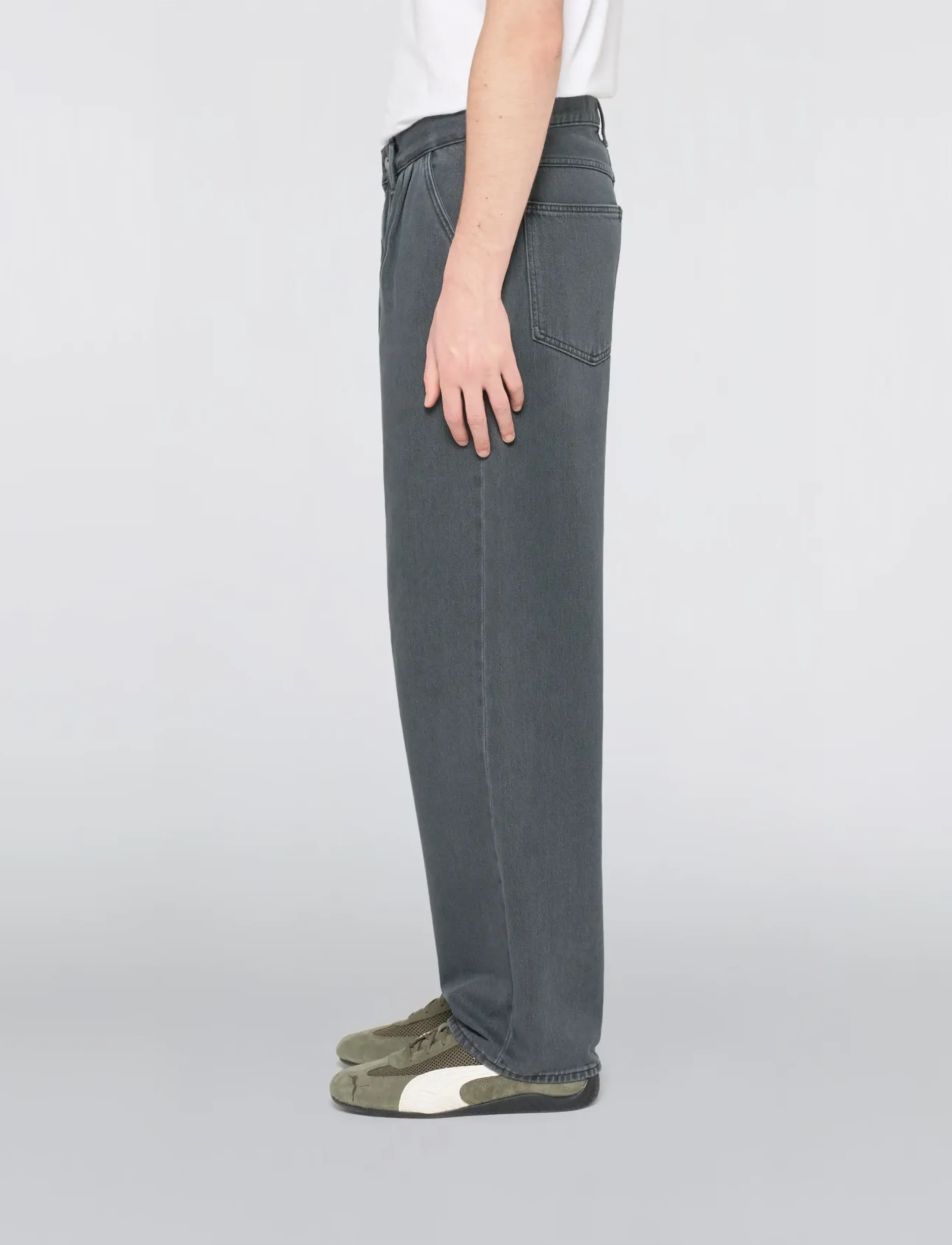 Edwin - Bamba Pant - Black - Gallant Washed - loose jeans - black - gallant washed - 3