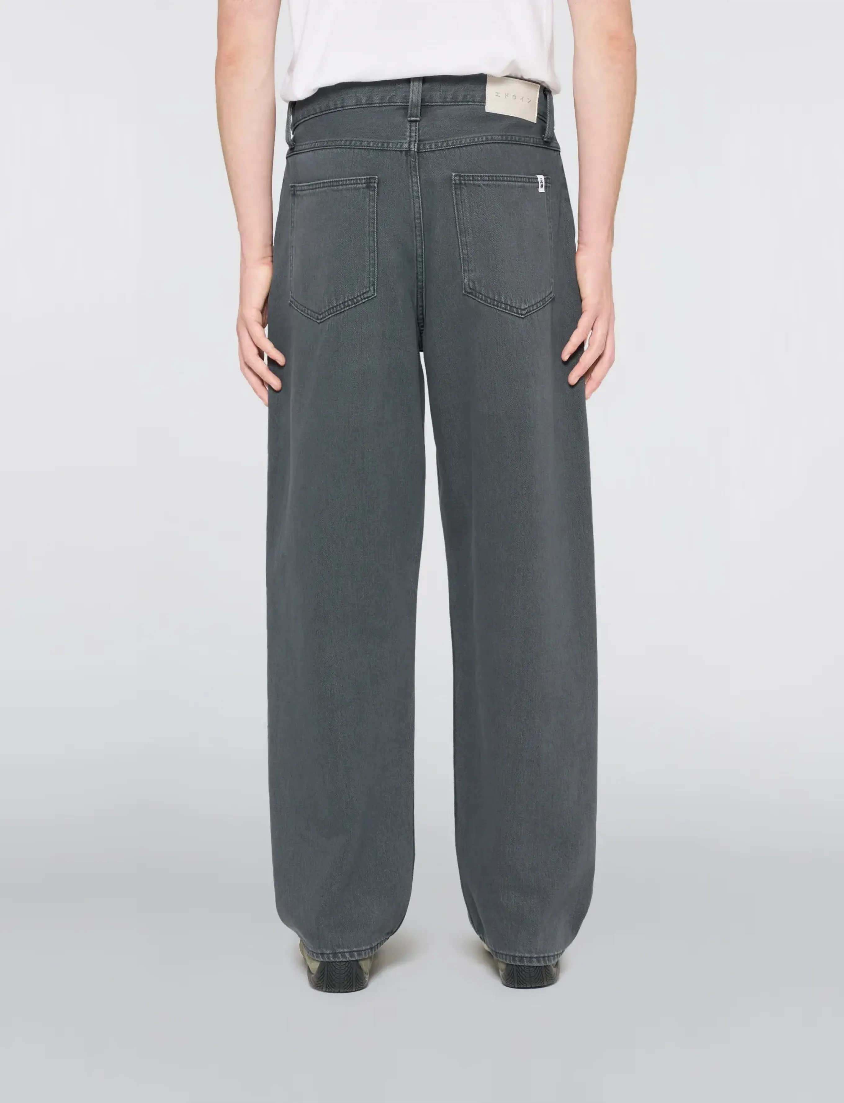 Edwin - Bamba Pant - Black - Gallant Washed - loose jeans - black - gallant washed - 4