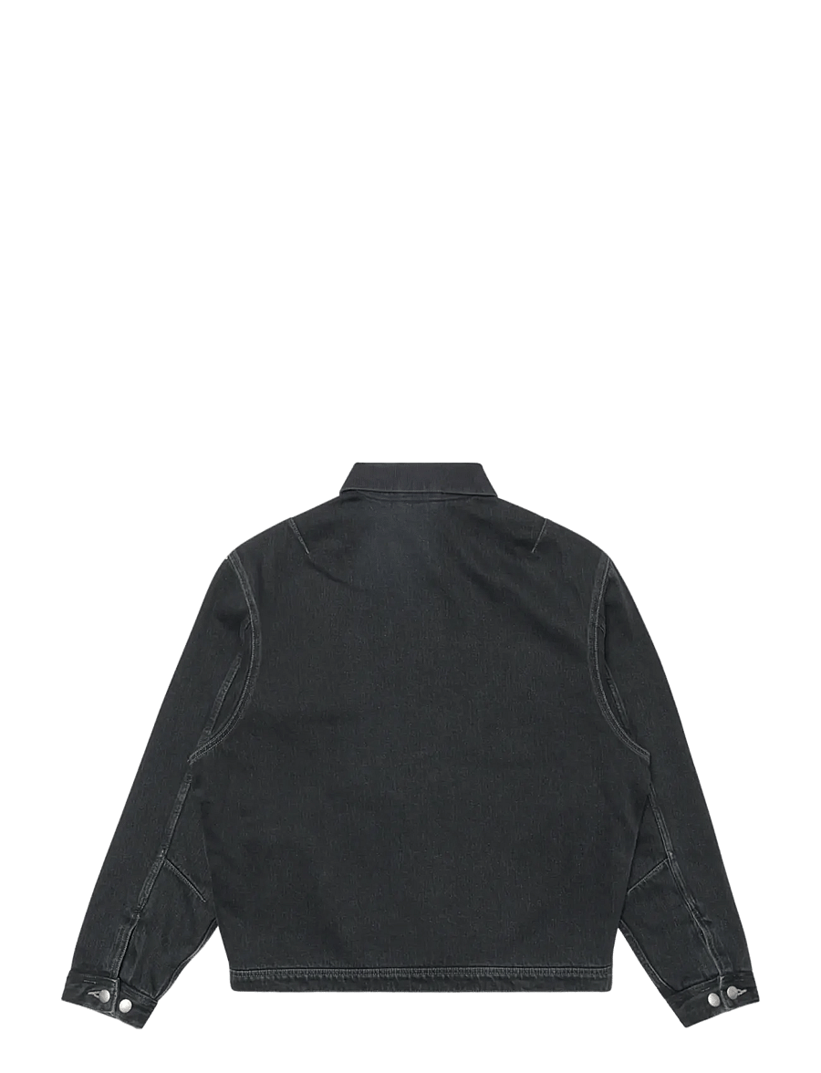 Edwin - Hunter Zip Jacket - Black - unlined denim jackets - black - 3