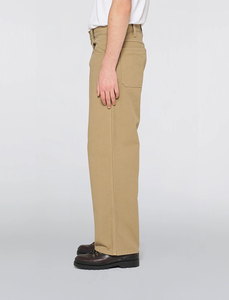 Edwin - Wilkie Pant - Chinchilla - casual trousers - chinchilla - 5