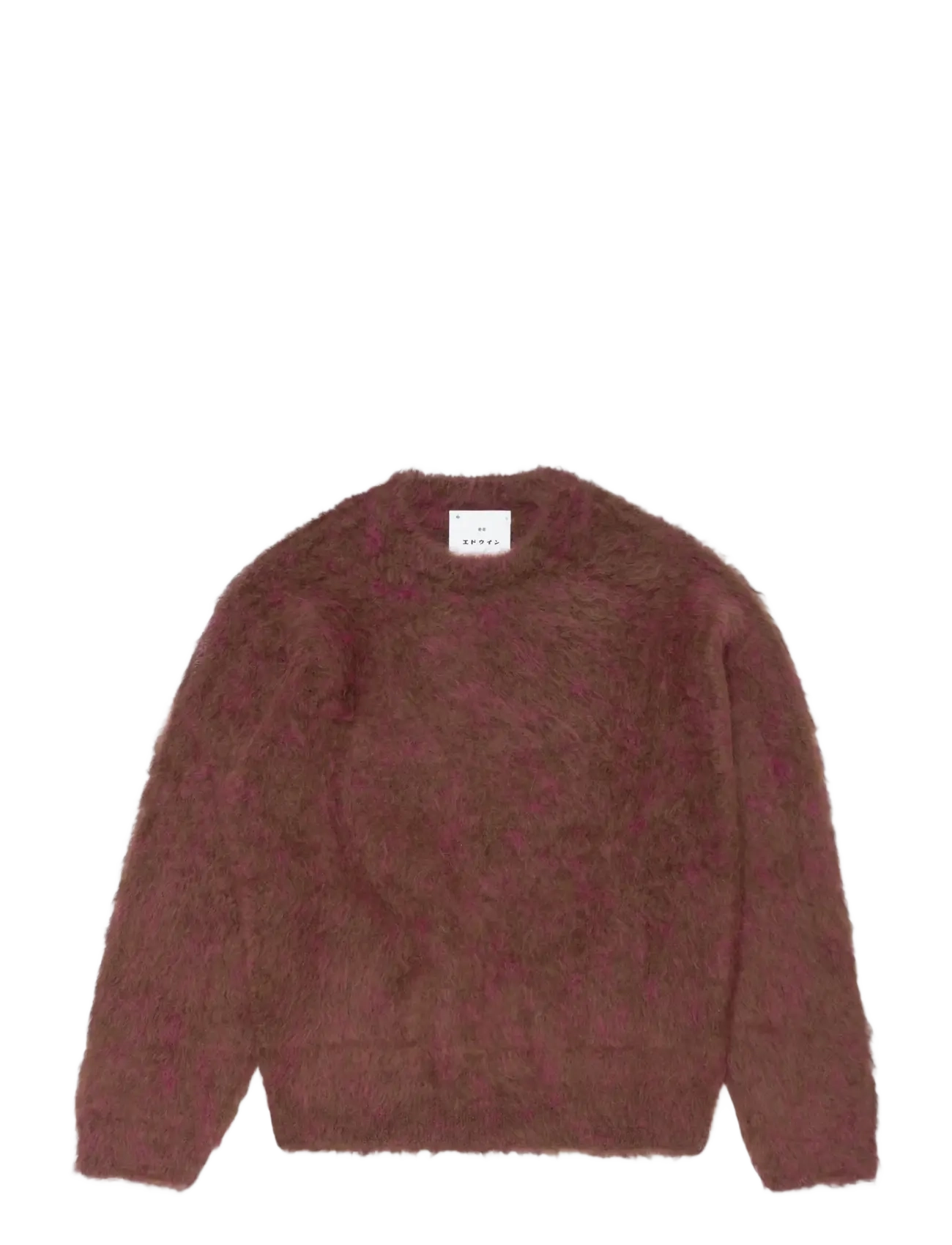 Edwin Baz Sweater - Brown/Pink - Streetwear - BROWN/PINK / brown