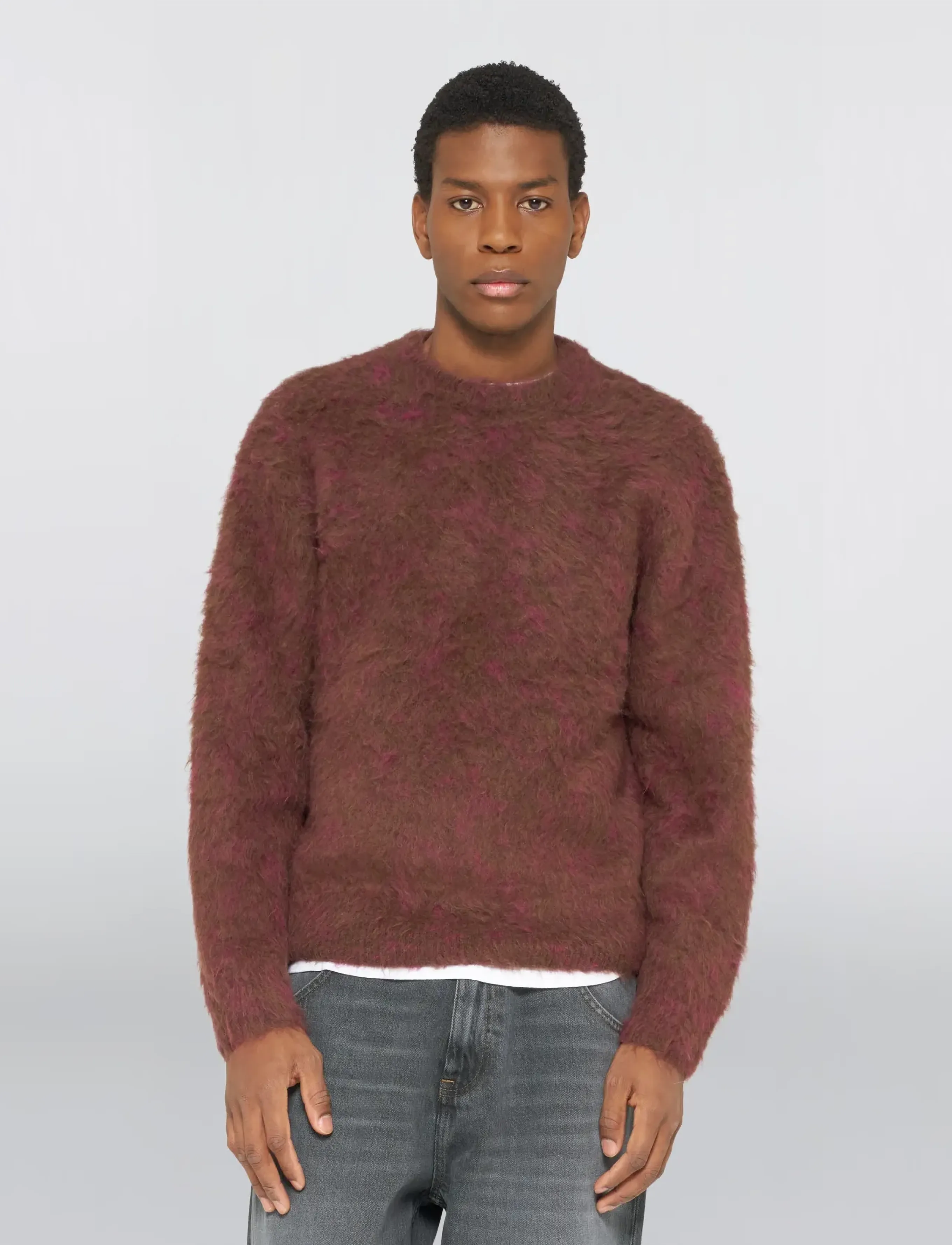 Baz Sweater Brown/Pink