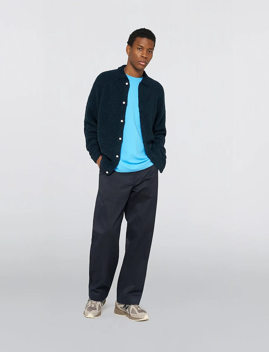 Edwin - Gemini Cardigan - Navy - cardigans - navy - 0