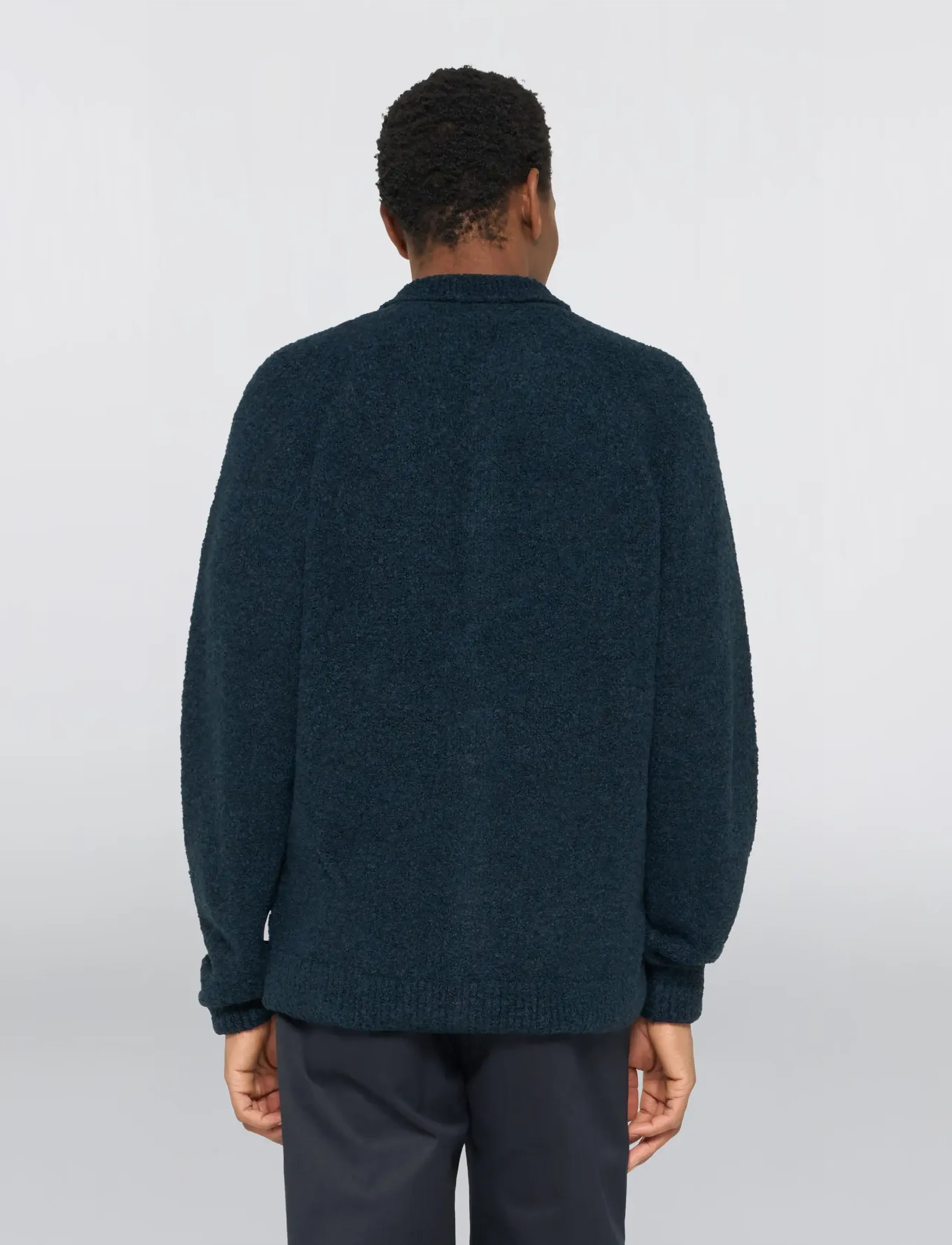 Edwin - Gemini Cardigan - Navy - cardigans - navy - 3