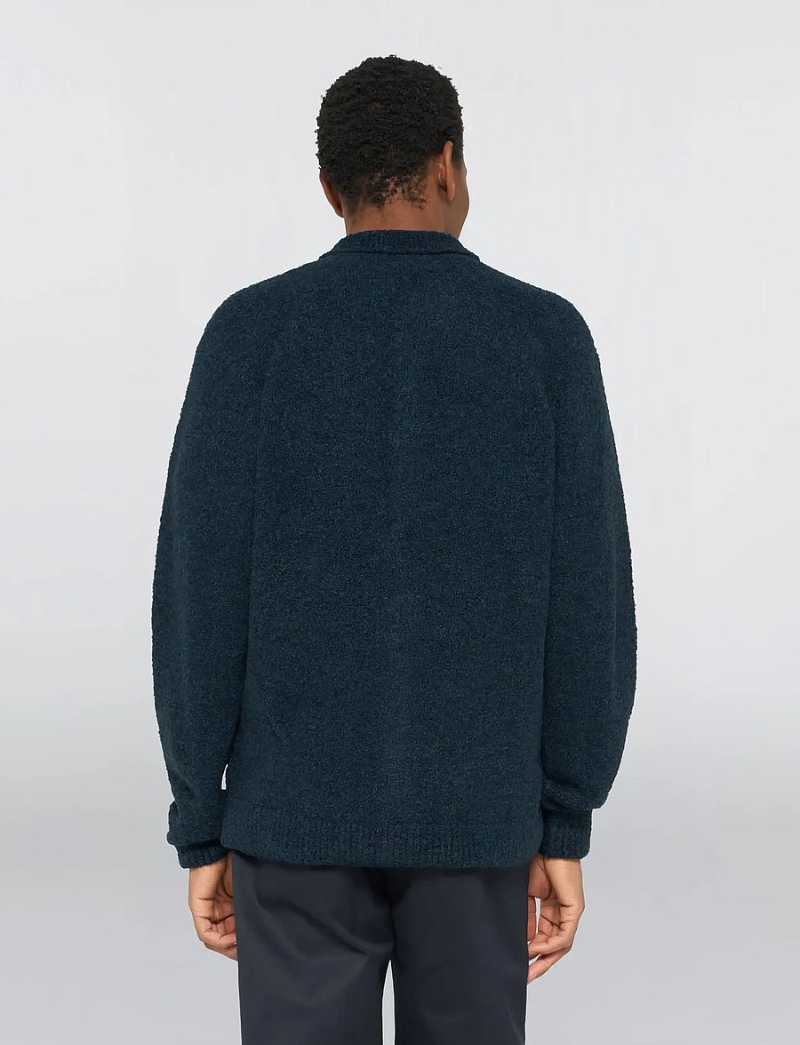 Edwin - Gemini Cardigan - Navy - cardigans - navy - 3