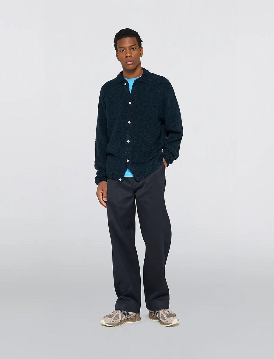 Edwin - Gemini Cardigan - Navy - cardigans - navy - 4