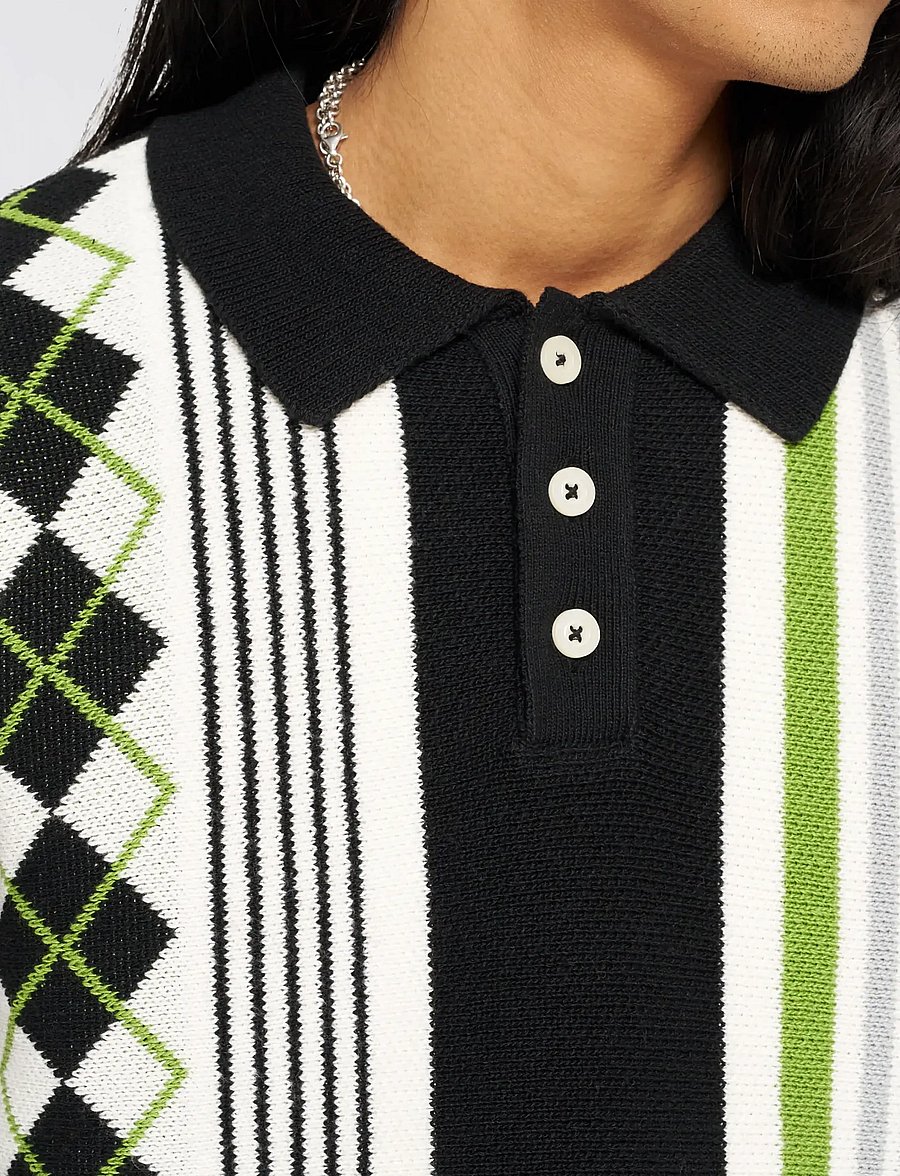 Edwin - Tulla Polo - Black - poloer i strik med lange ærmer - black - 4