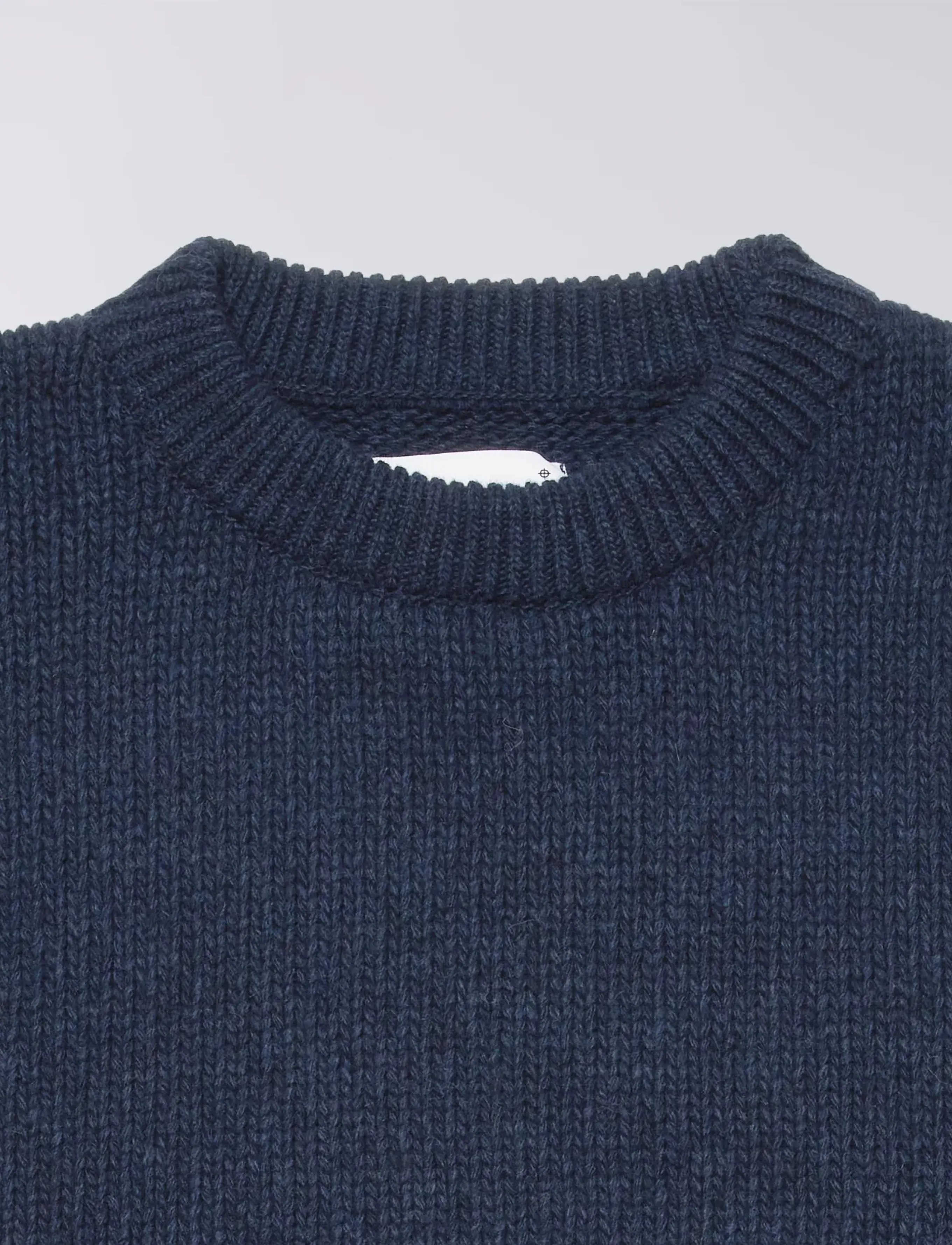 Edwin - Ellis Hibiki Sweater - Navy / Pink - round necks - navy / pink - 5
