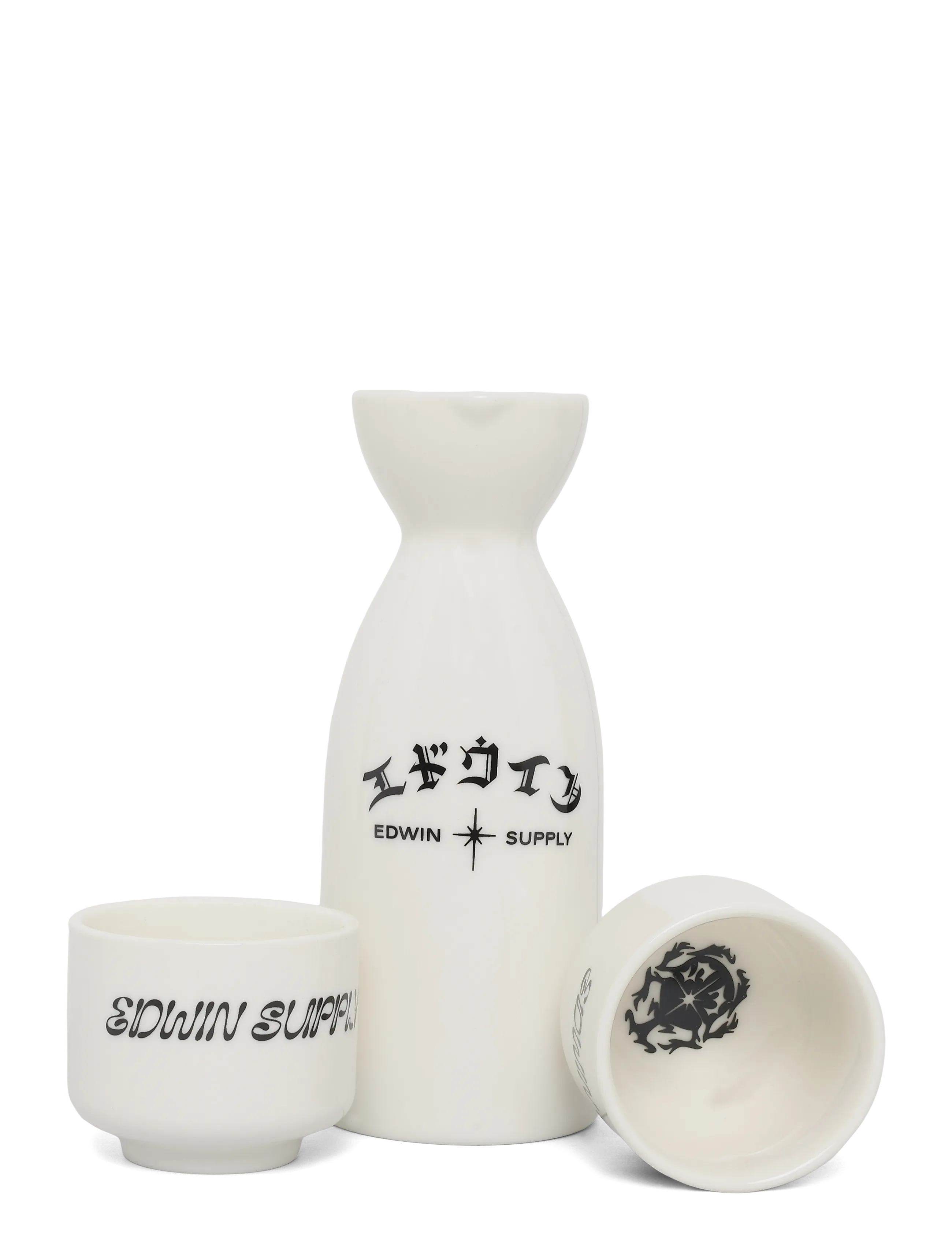 Edwin Sake Set - White - Wijnkaraffen & karaffen - WHITE / white