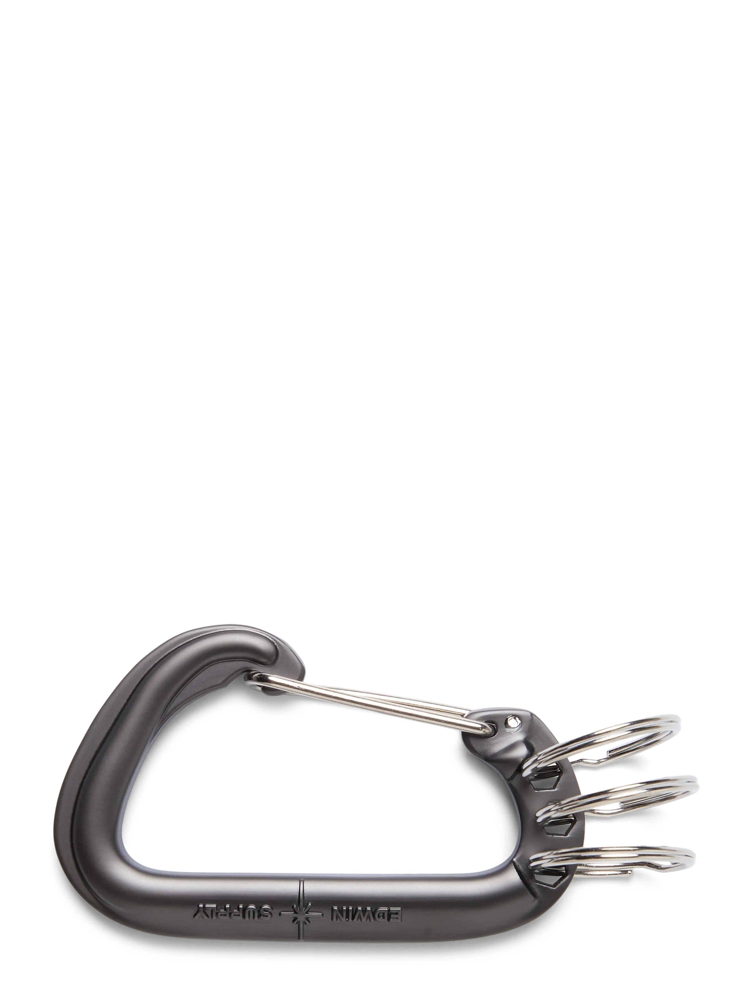 Edwin Carabiner With Key Ring Schwarz, Herren, Karabiner Mit Schlüsselring, Schwarz, Gr.ONE SIZE