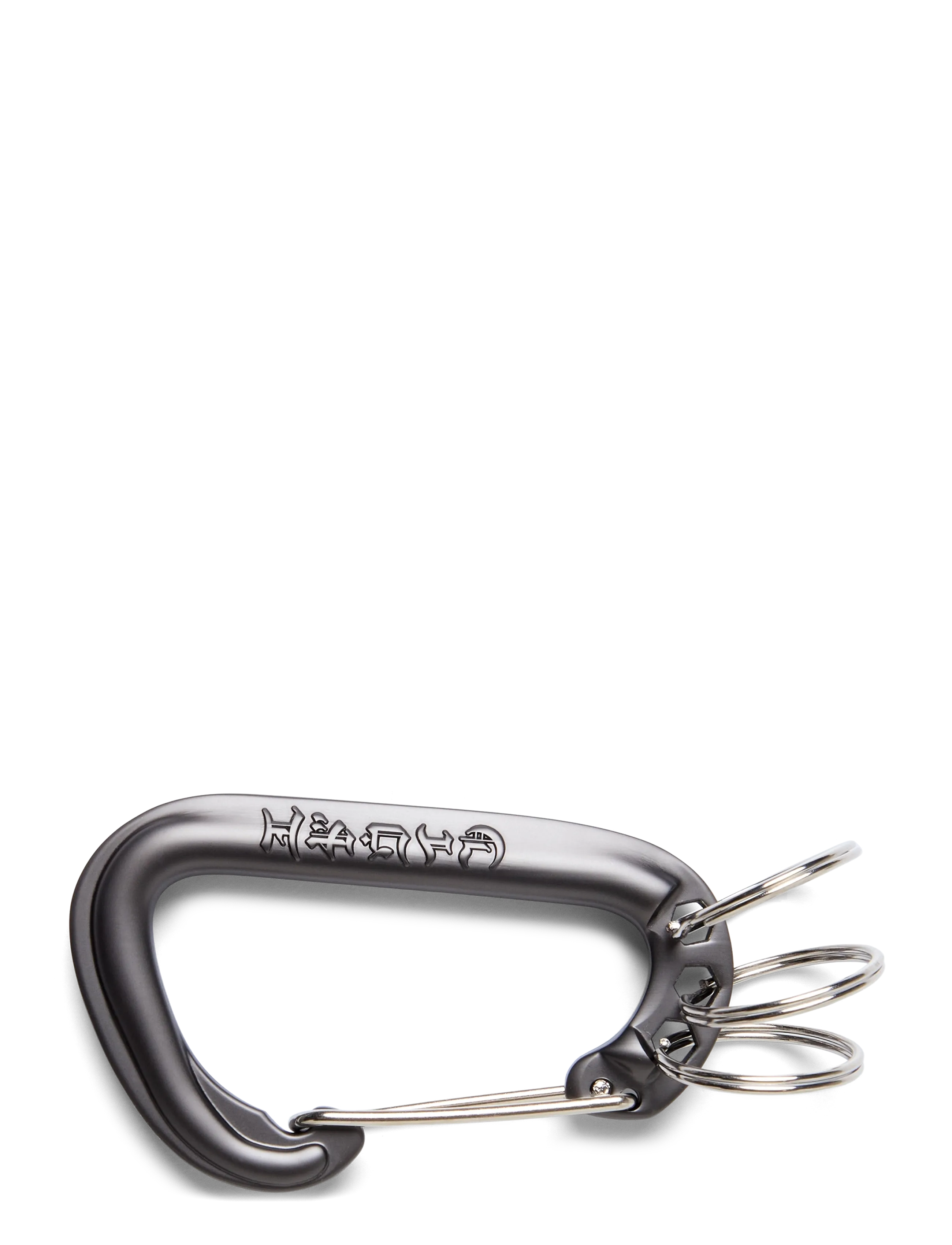 Edwin - Carabiner With Key Ring - Black - shop efter stil - black - 1