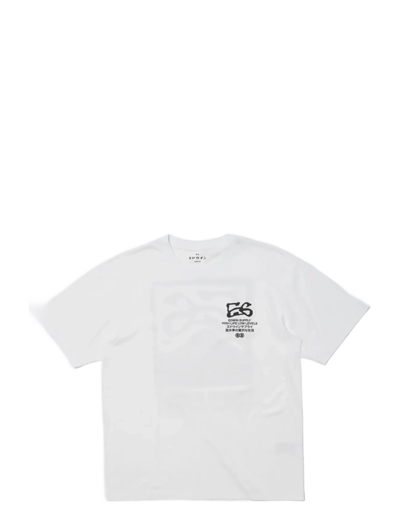 Edwin - Yama T-Shirt - White - kortærmede t-shirts - white - 1