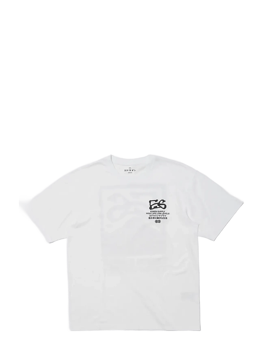 Edwin - Yama T-Shirt - White - kortærmede t-shirts - white - 1