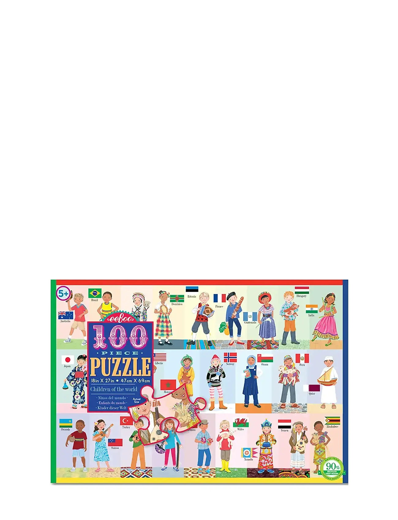 Puzzle 100 Pieces - Children of the World