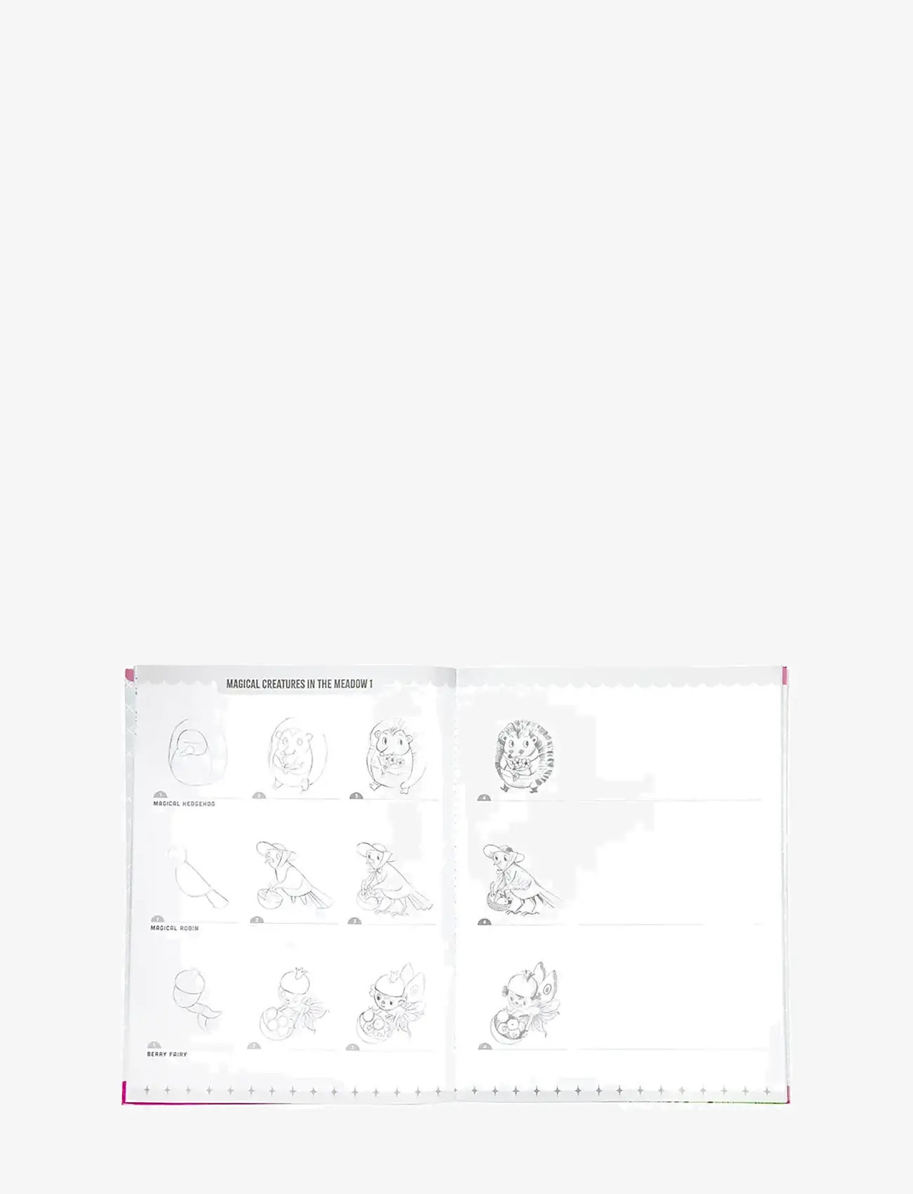 Eeboo - Learn to Draw - Magical Creatures - målar- & pysselböcker - multi - 3