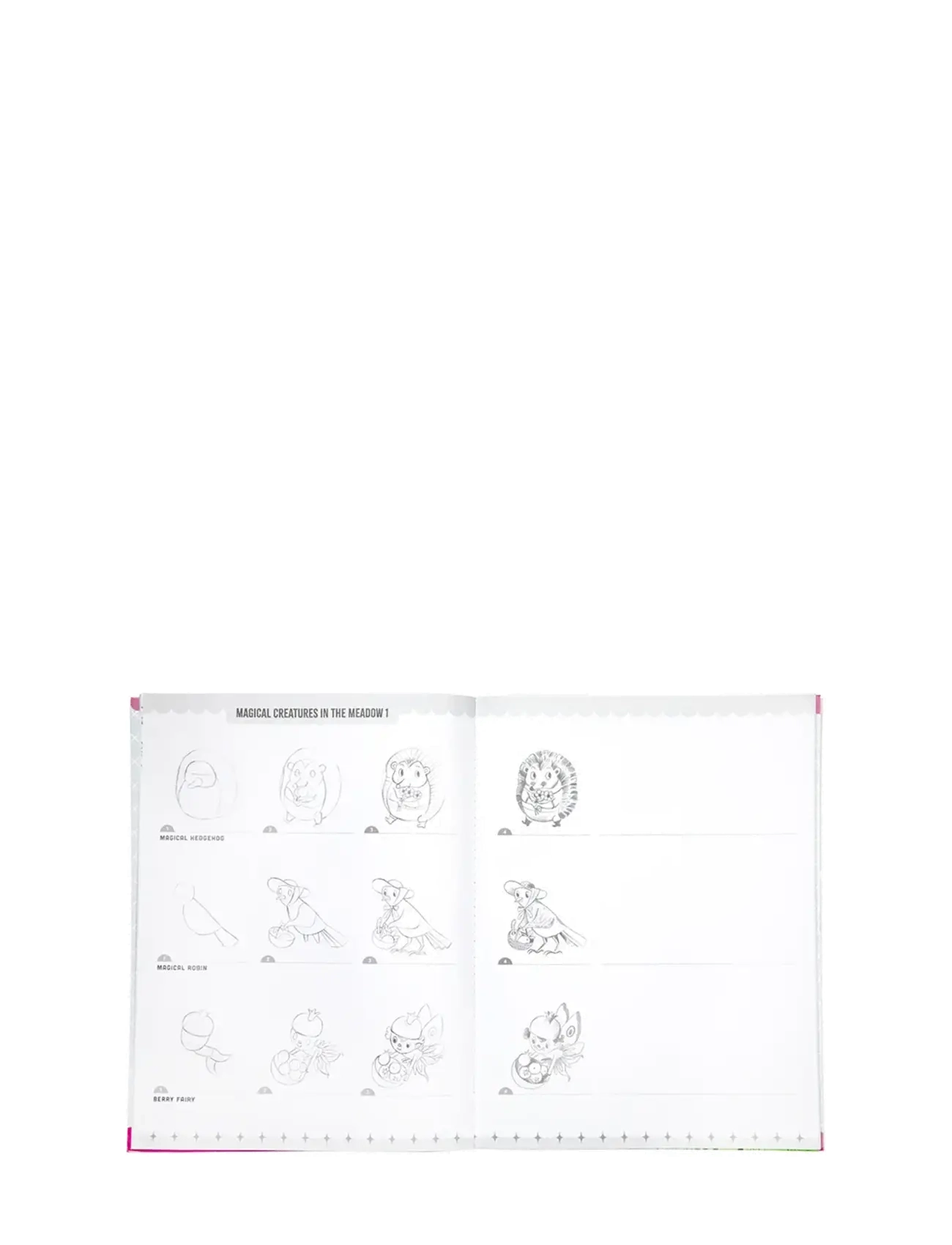 Eeboo - Learn to Draw - Magical Creatures - male- & kreabøger - multi - 2