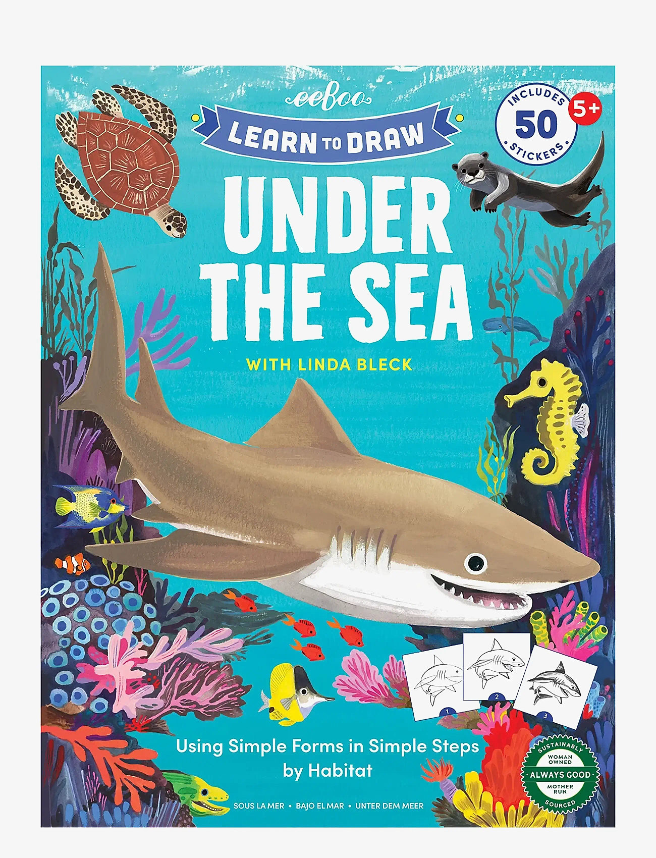 Eeboo - Learn to Draw - Under the Sea - multi - 0