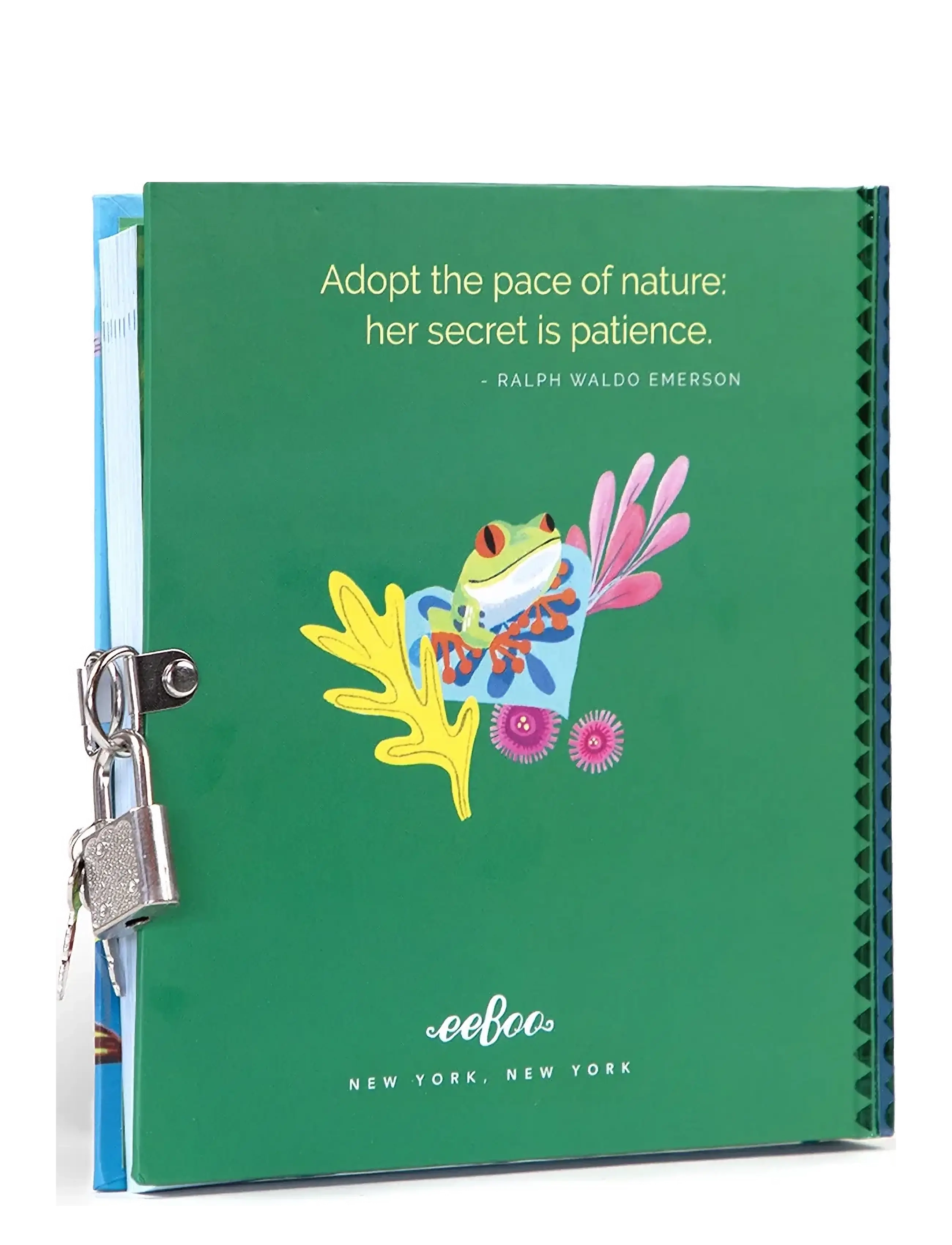 Eeboo - Diary with Lock - Rainforest - coloring & craft books - multi - 1