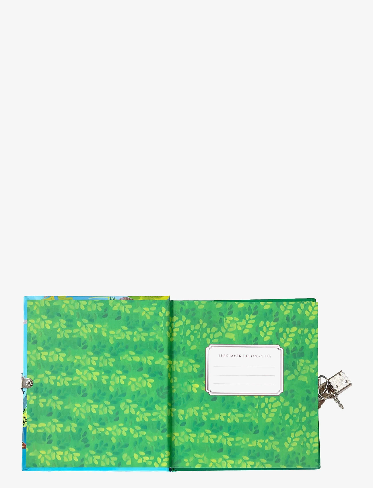 Eeboo - Diary with Lock - Rainforest - värvimis- & käsitööraamatud - multi - 3