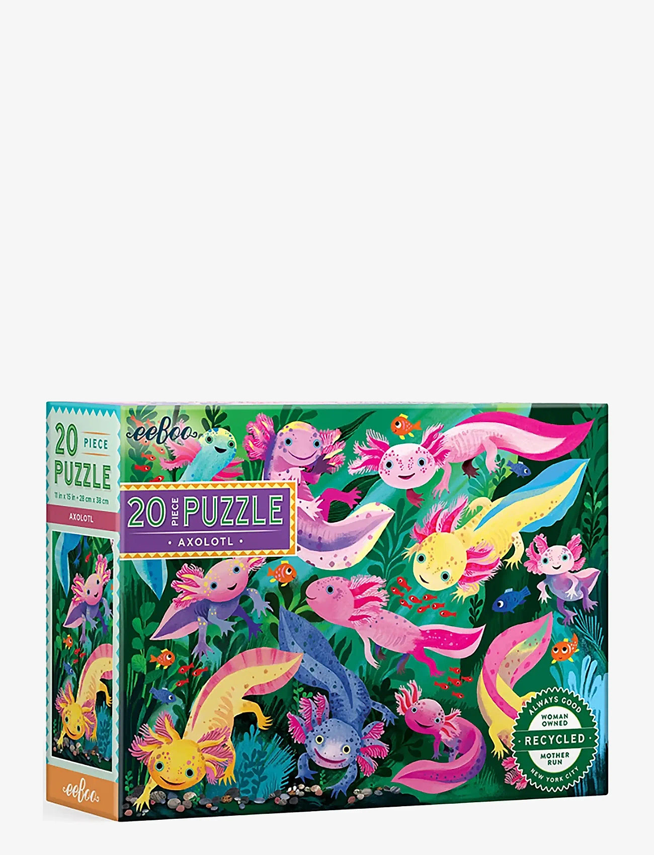 Eeboo - Puzzle 20 pcs - Axolotl - klassikalised pusled - multi - 1
