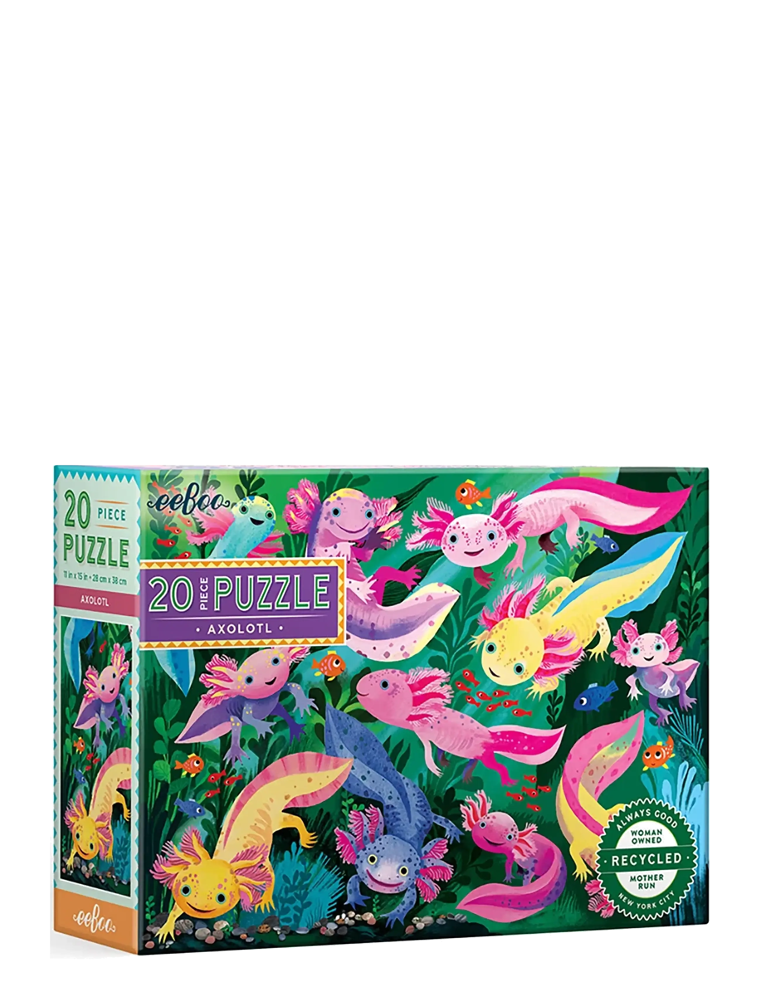 Eeboo Puzzle 20 pcs - Axolotl - 4 for 3 - MULTI / multi