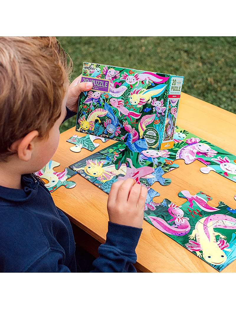 Eeboo - Puzzle 20 pcs - Axolotl - klassikalised pusled - multi - 0