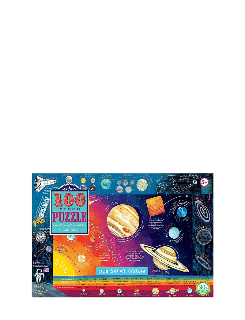 Eeboo - Solar System 100 Pc Puzzle - klassikalised pusled - multi - 0