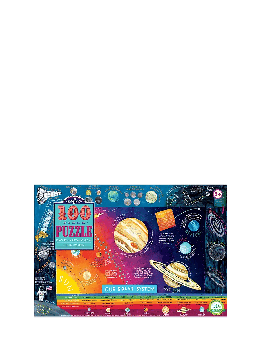 Eeboo - Solar System 100 Pc Puzzle - klassische puzzles - multi - 0
