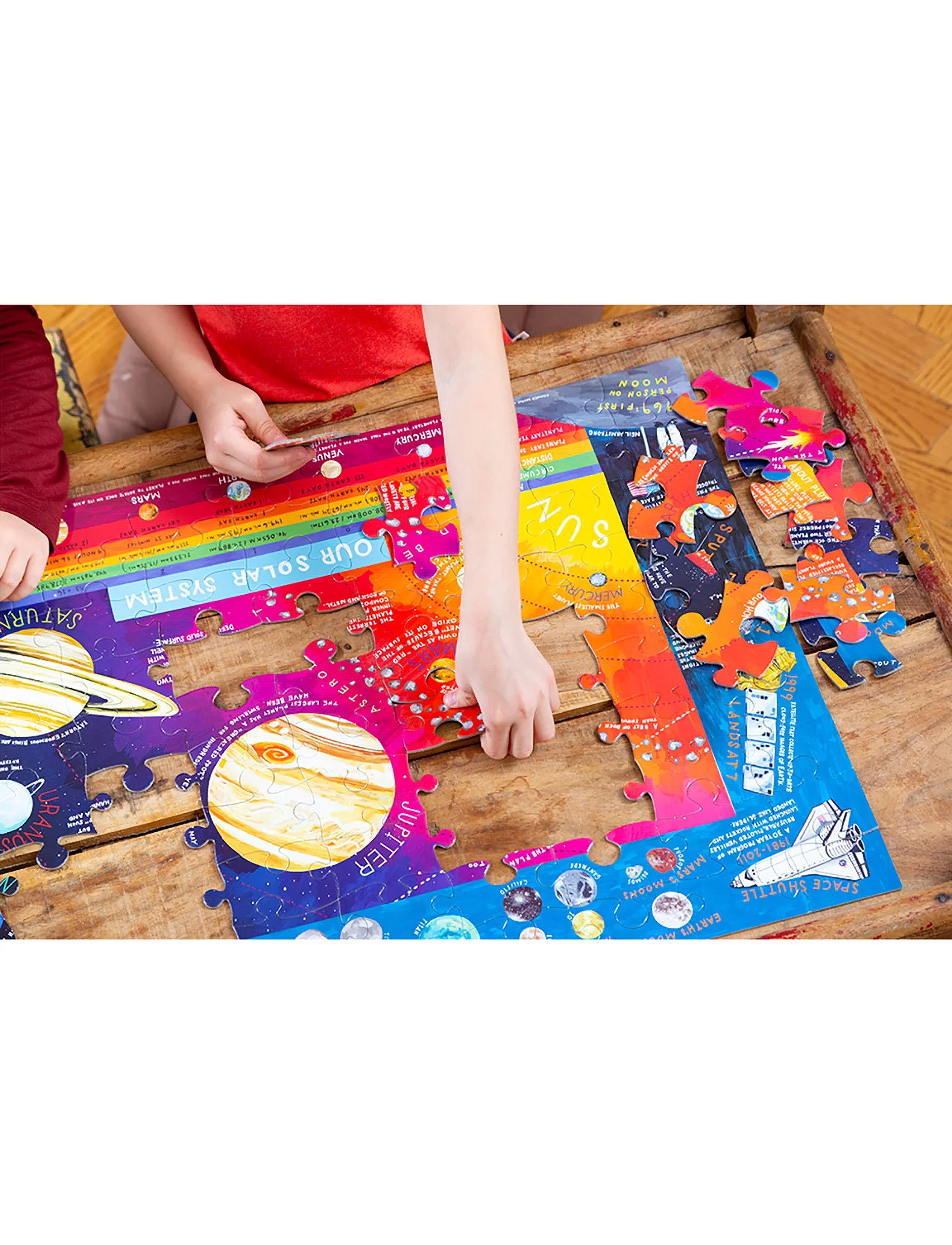 Eeboo Solar System 100 Pc Puzzle, One Size, Multi/patterned, Puslespil > Klassiske Puslespil, Børn