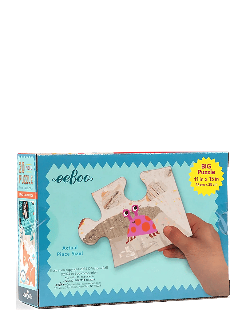 Eeboo - Puzzle 20 pcs - Space Exploration - klassikalised pusled - multi - 1