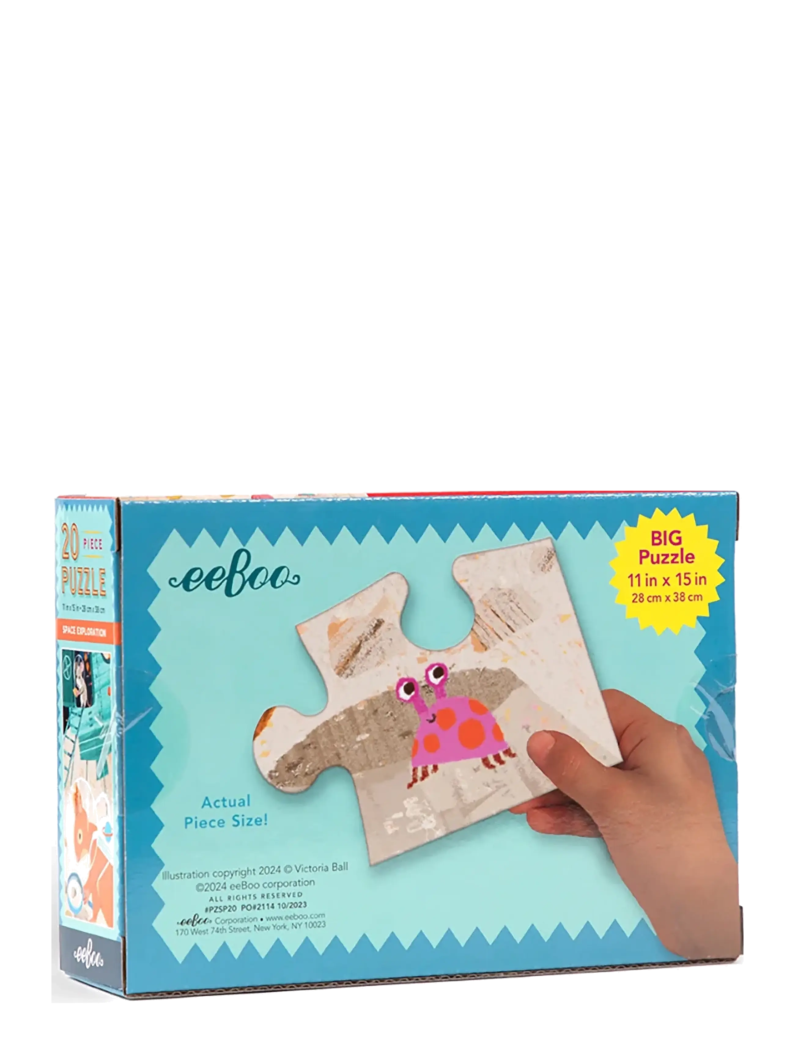 Eeboo - Puzzle 20 pcs - Space Exploration - klassiske puslespill - multi - 1