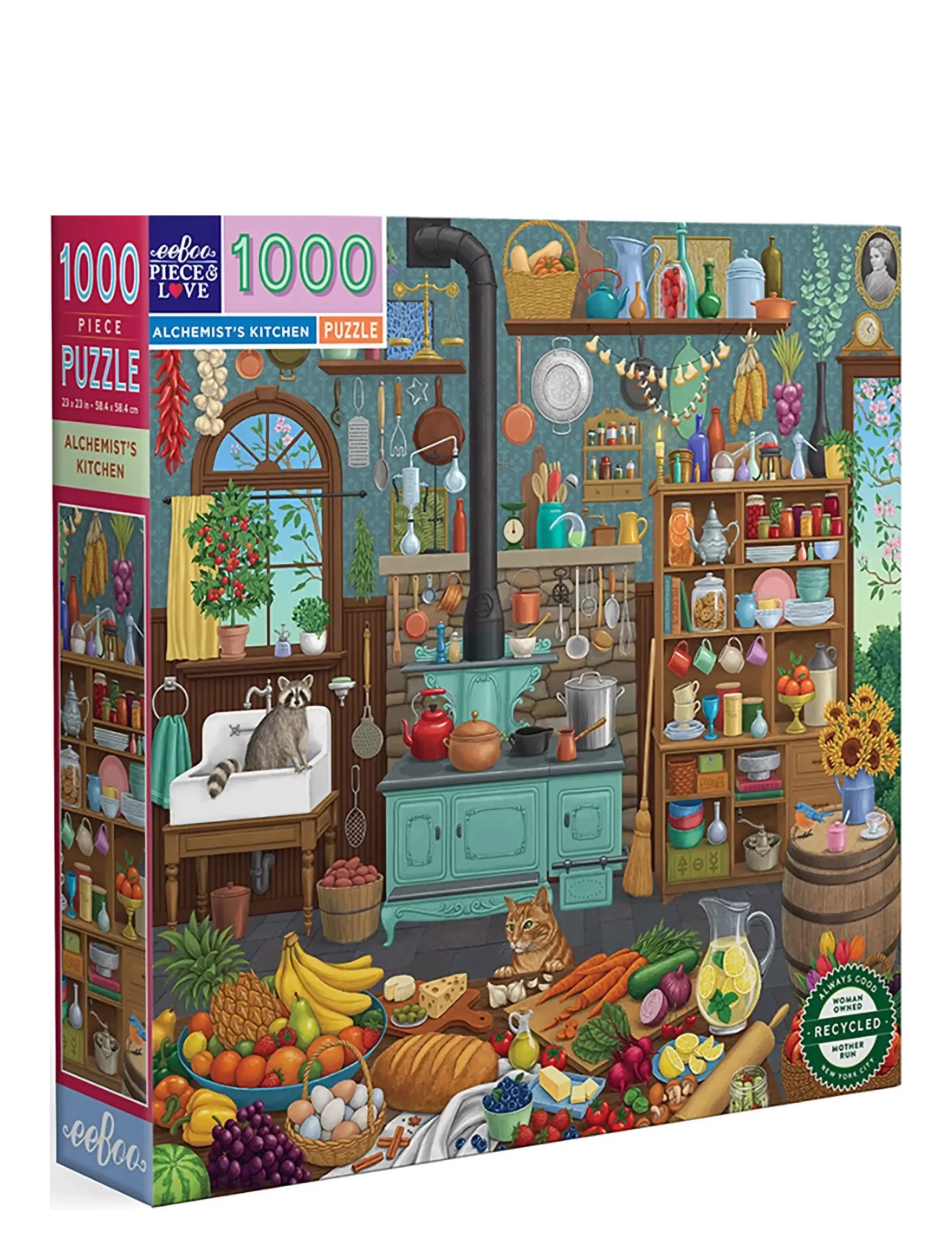 Eeboo - Puzzle 1000 pcs - Alchemist's Kitchen - klassiske puslespil - multi - 1