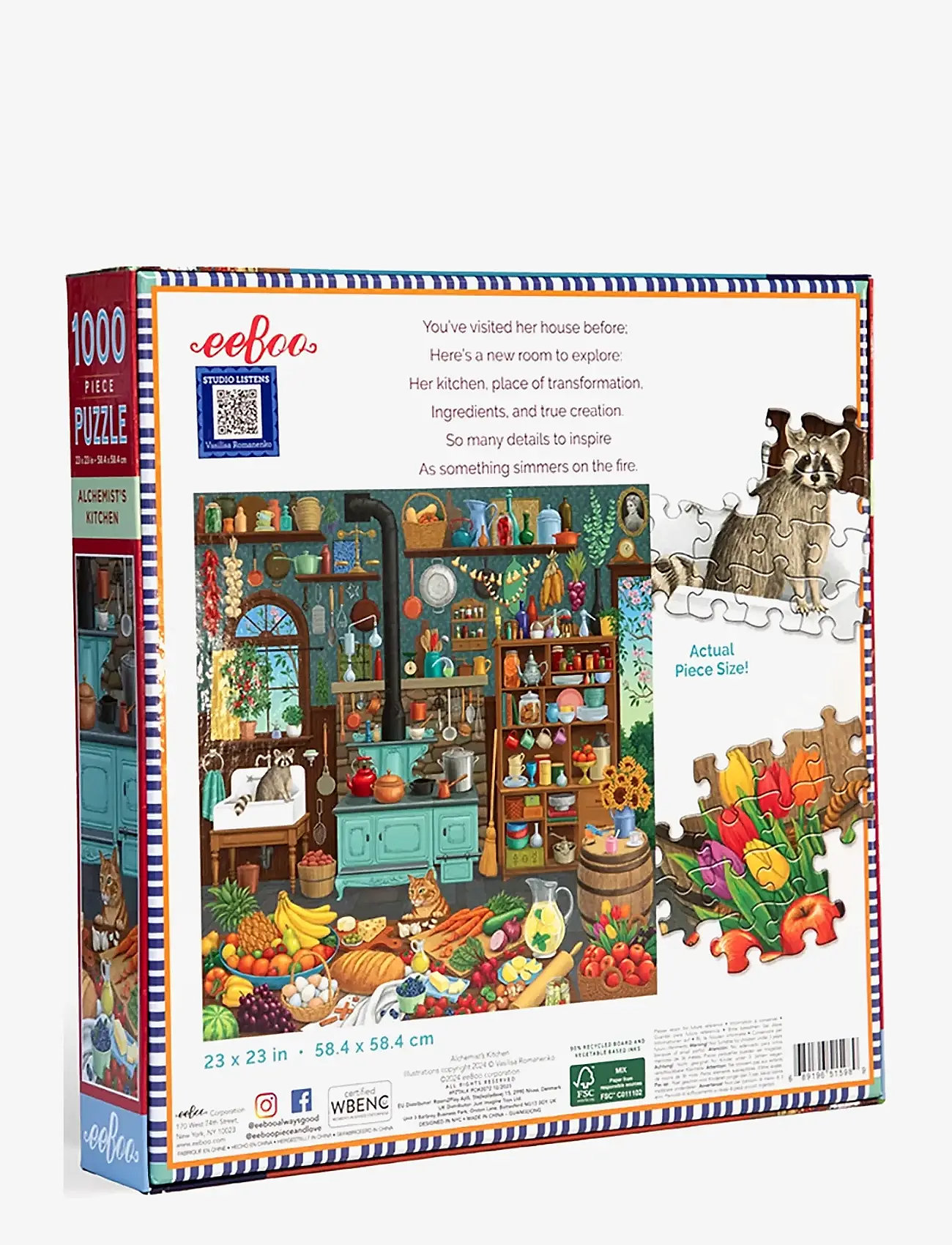 Eeboo - Puzzle 1000 pcs - Alchemist's Kitchen - classic puzzles - multi - 2