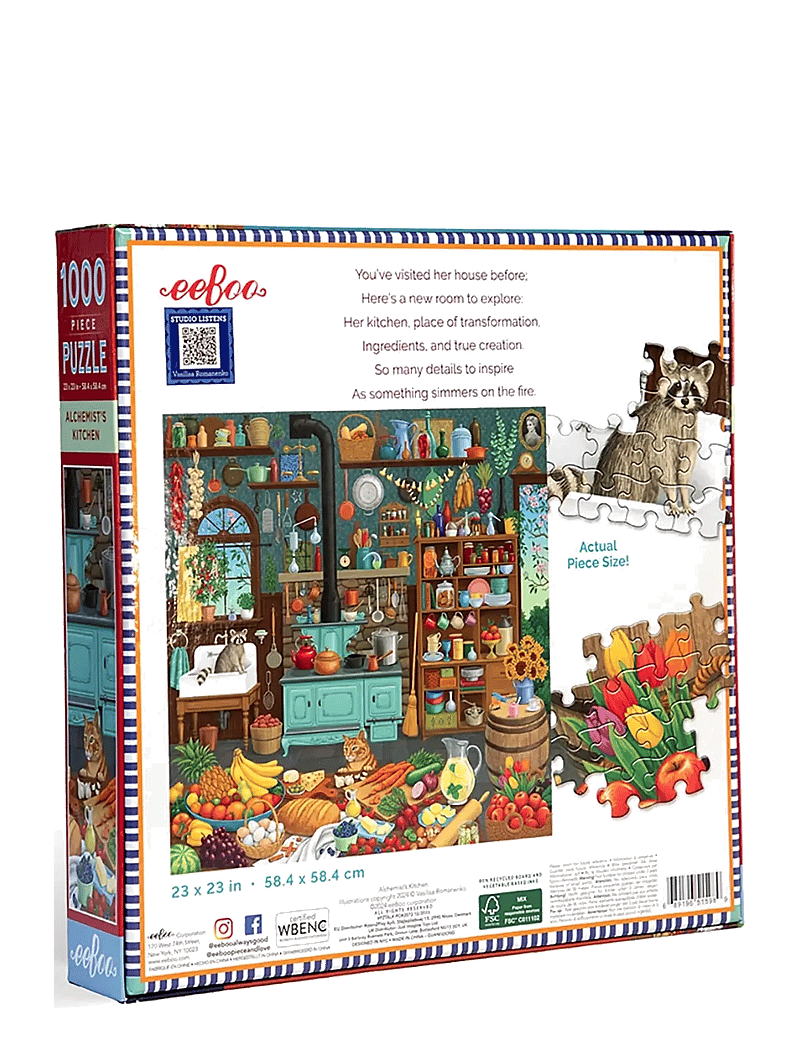 Eeboo - Puzzle 1000 pcs - Alchemist's Kitchen - klassikalised pusled - multi - 2