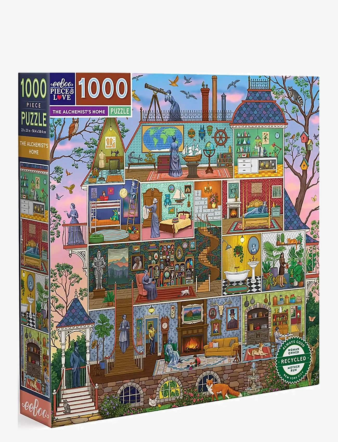 Eeboo - Puzzle 1000 pcs - The Alchemist's Home - classic puzzles - multi - 1