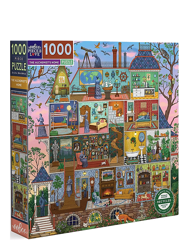 Eeboo - Puzzle 1000 pcs - The Alchemist's Home - klassikalised pusled - multi - 1